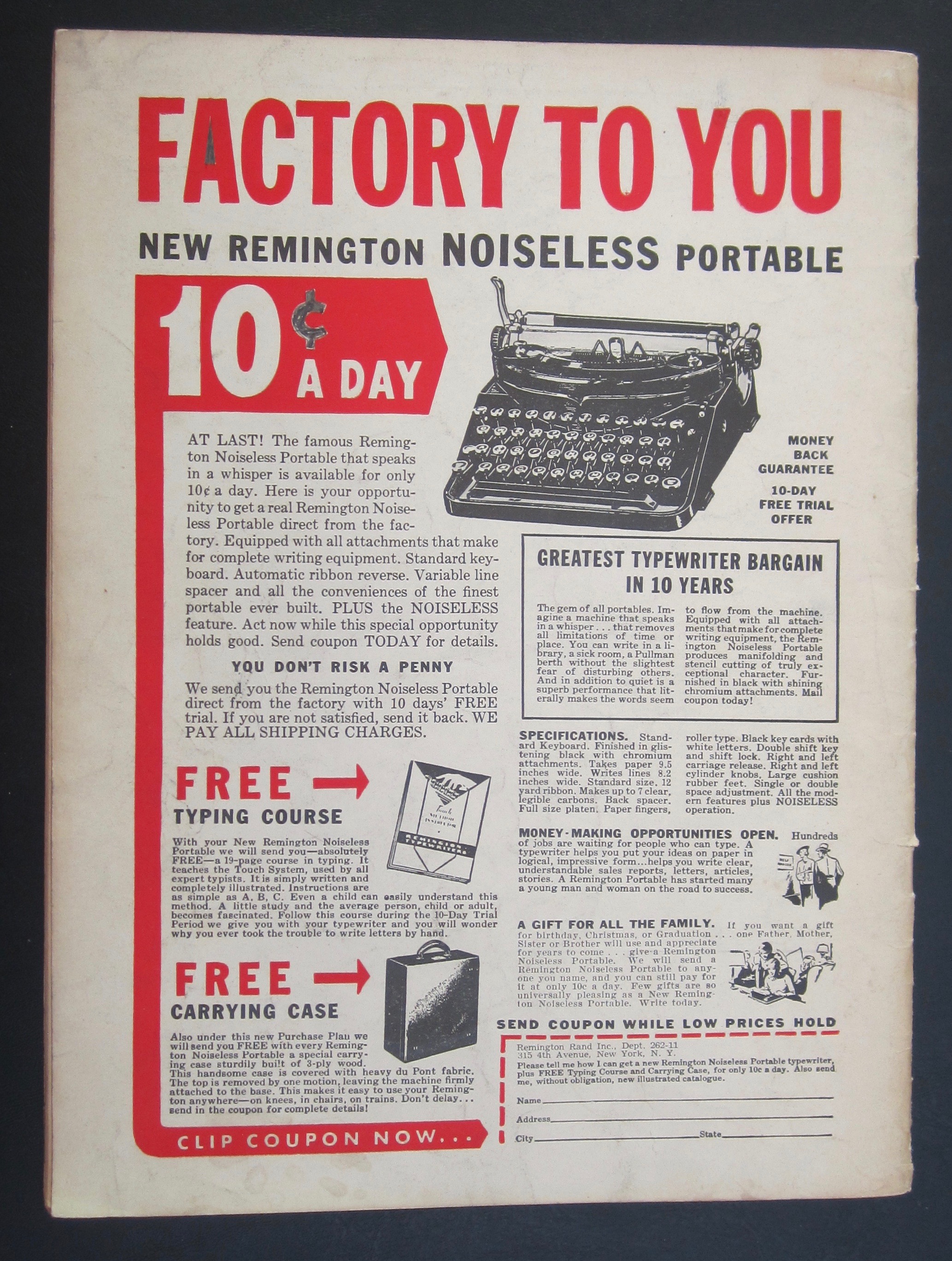 Song Lyrics Magazine November 1937 Taylor & Powell