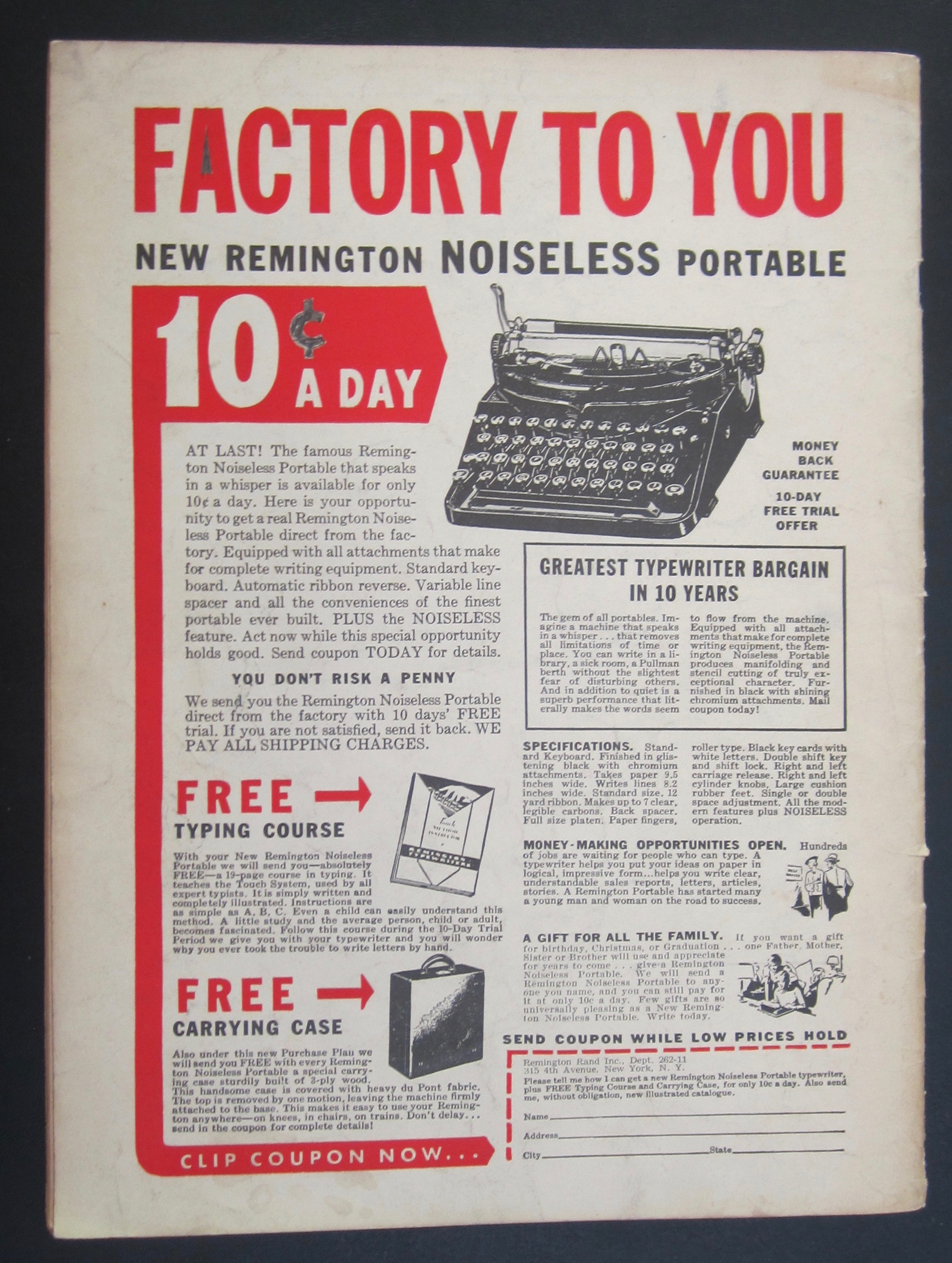 Song Lyrics Magazine November 1937 Taylor & Powell