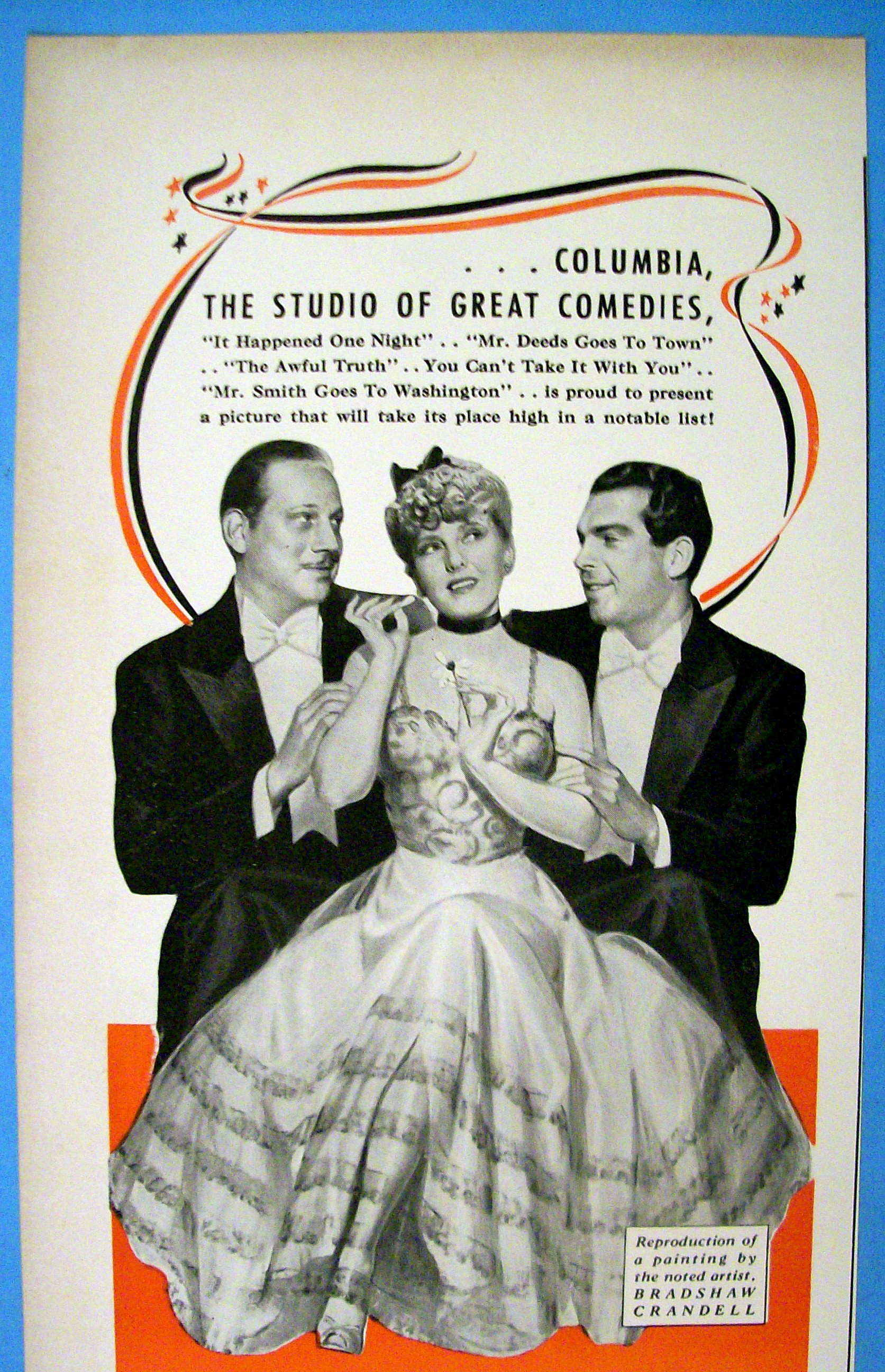 1940 Too Many Husbands w/ Jean Arthur & Fred MacMurray