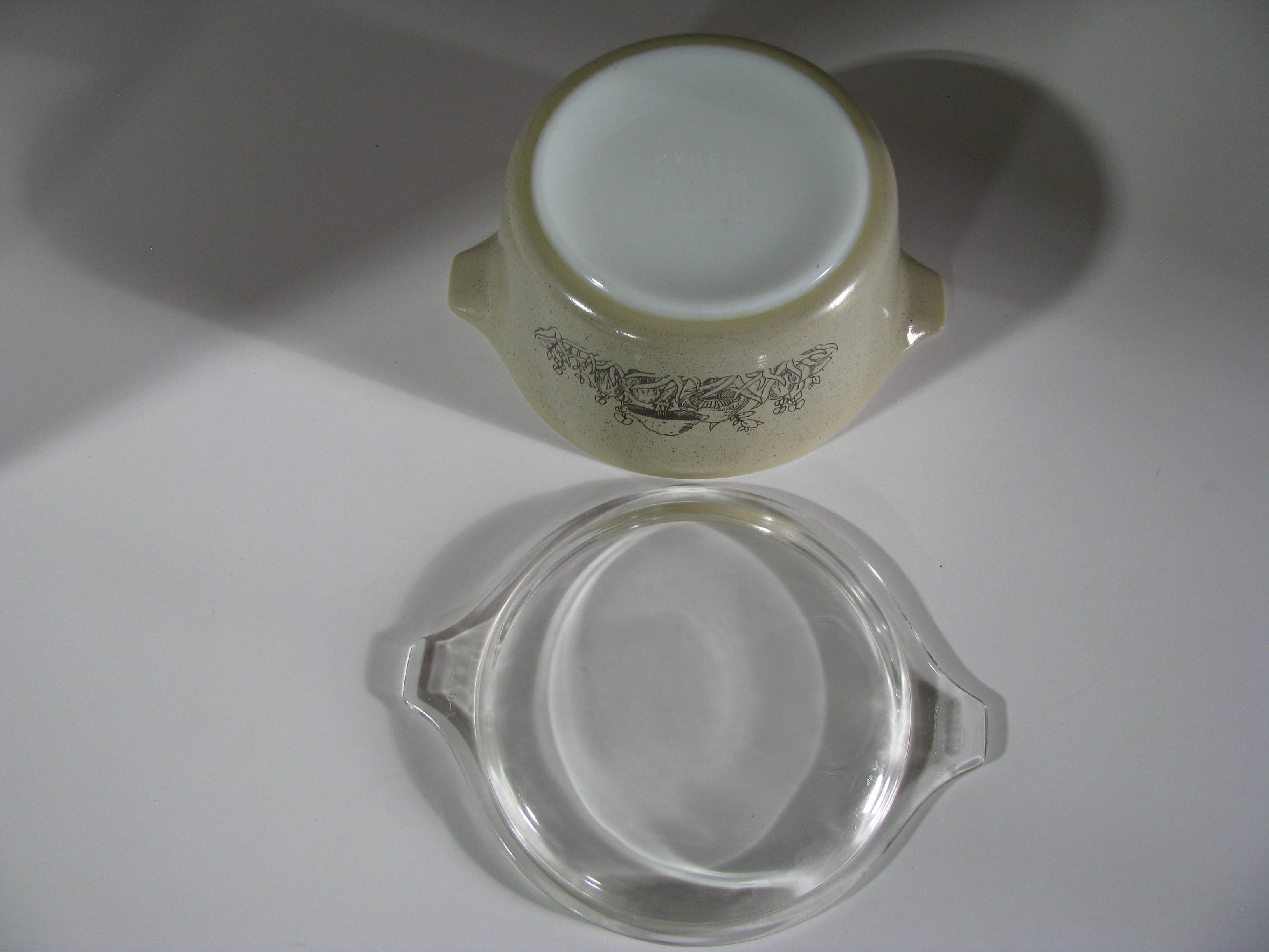 Vintage Pyrex Forest Fancies Covered Casserole Set
