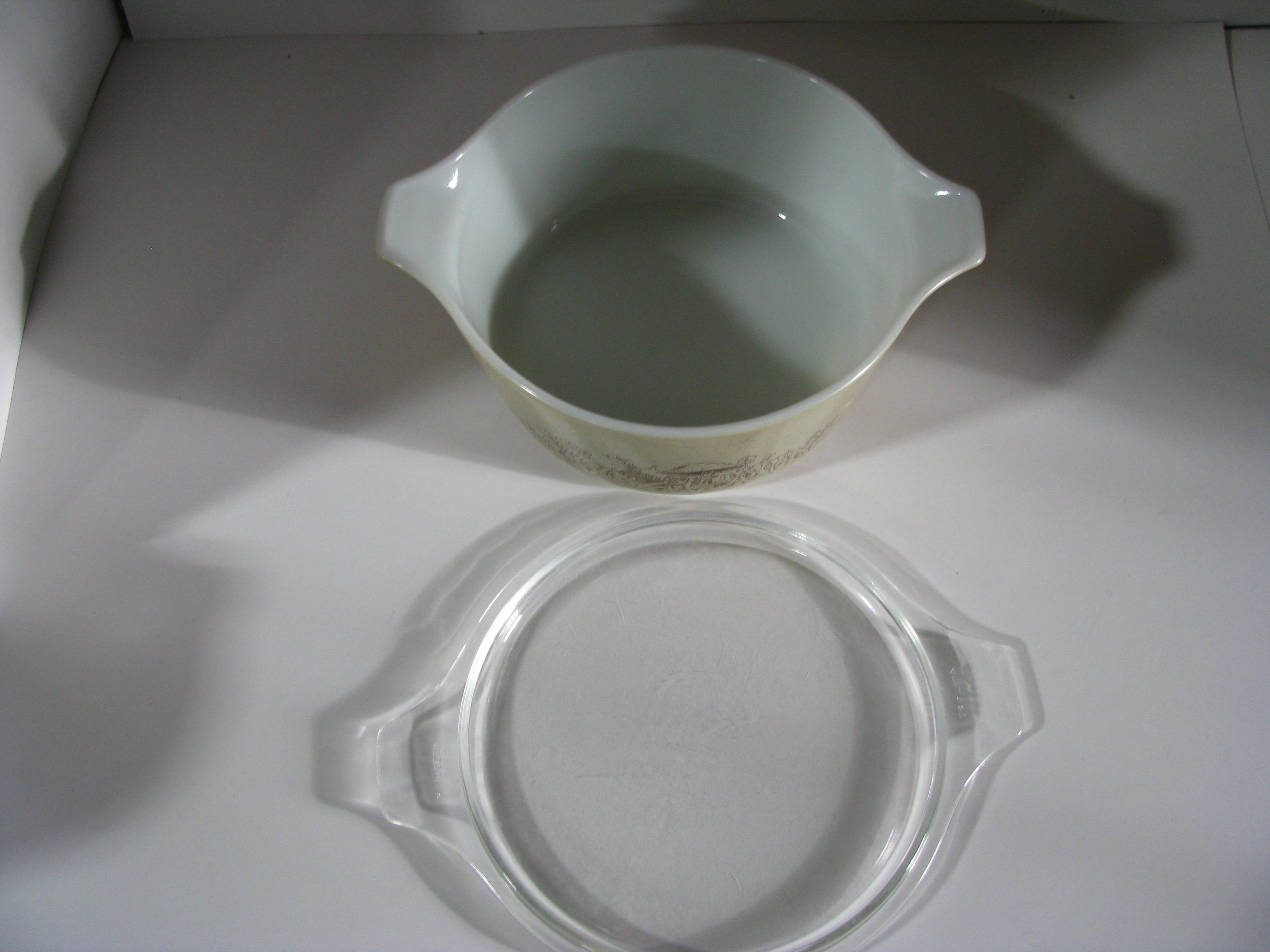 Vintage Pyrex Forest Fancies Covered Casserole Set