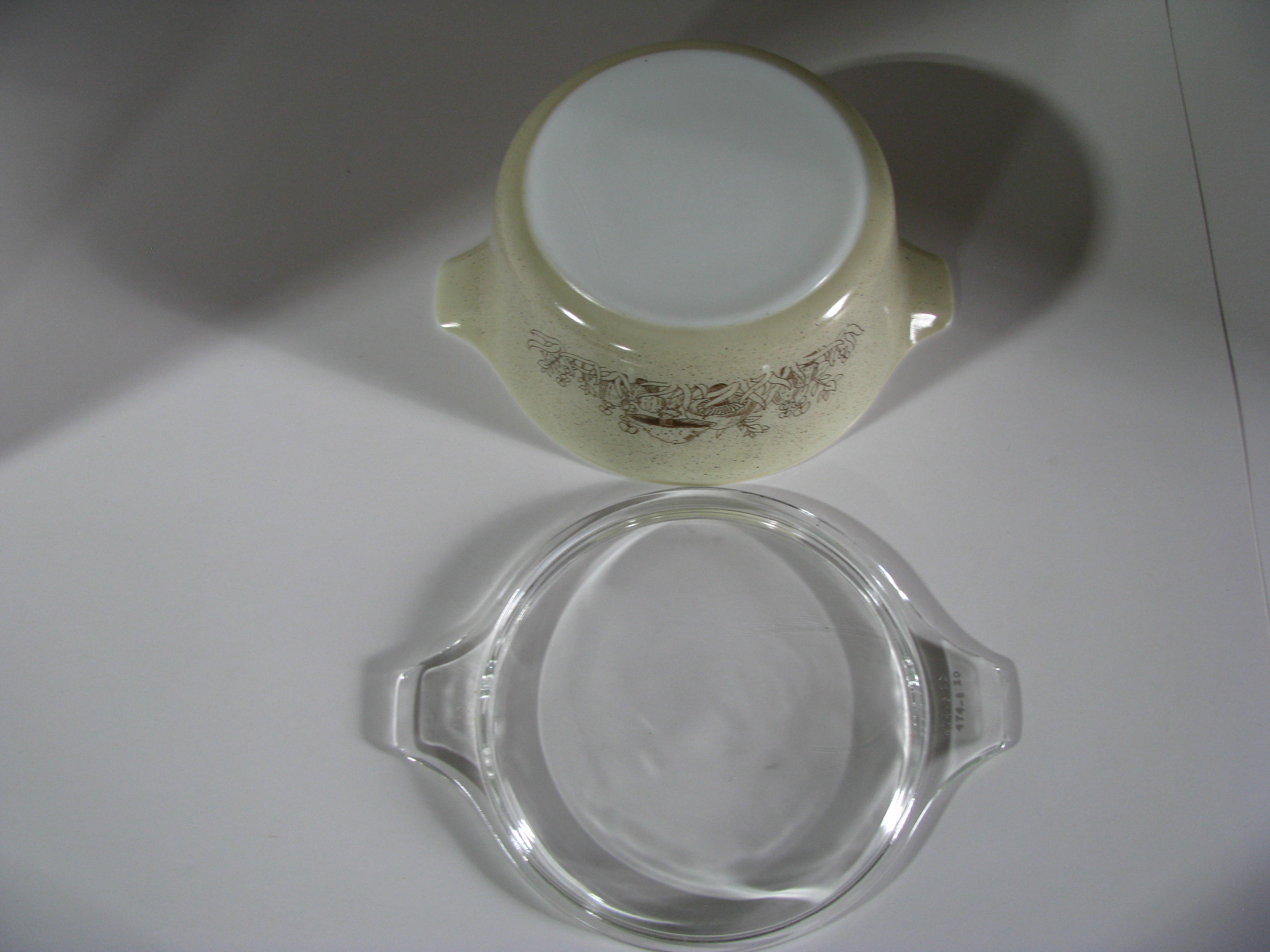 Vintage Pyrex Forest Fancies Covered Casserole Set