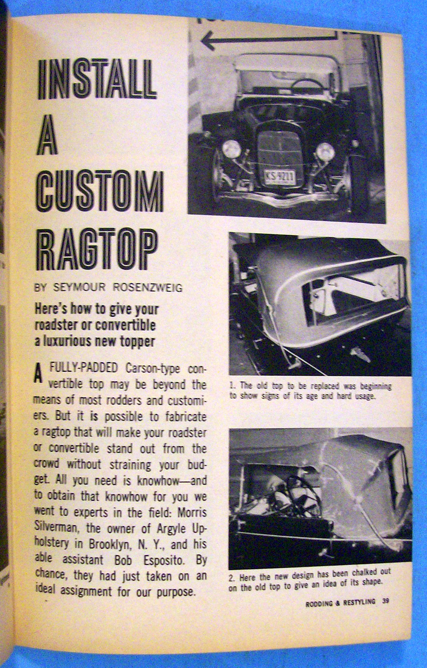 Rodding And Re-Styling June 1962 Do-It-Yourself