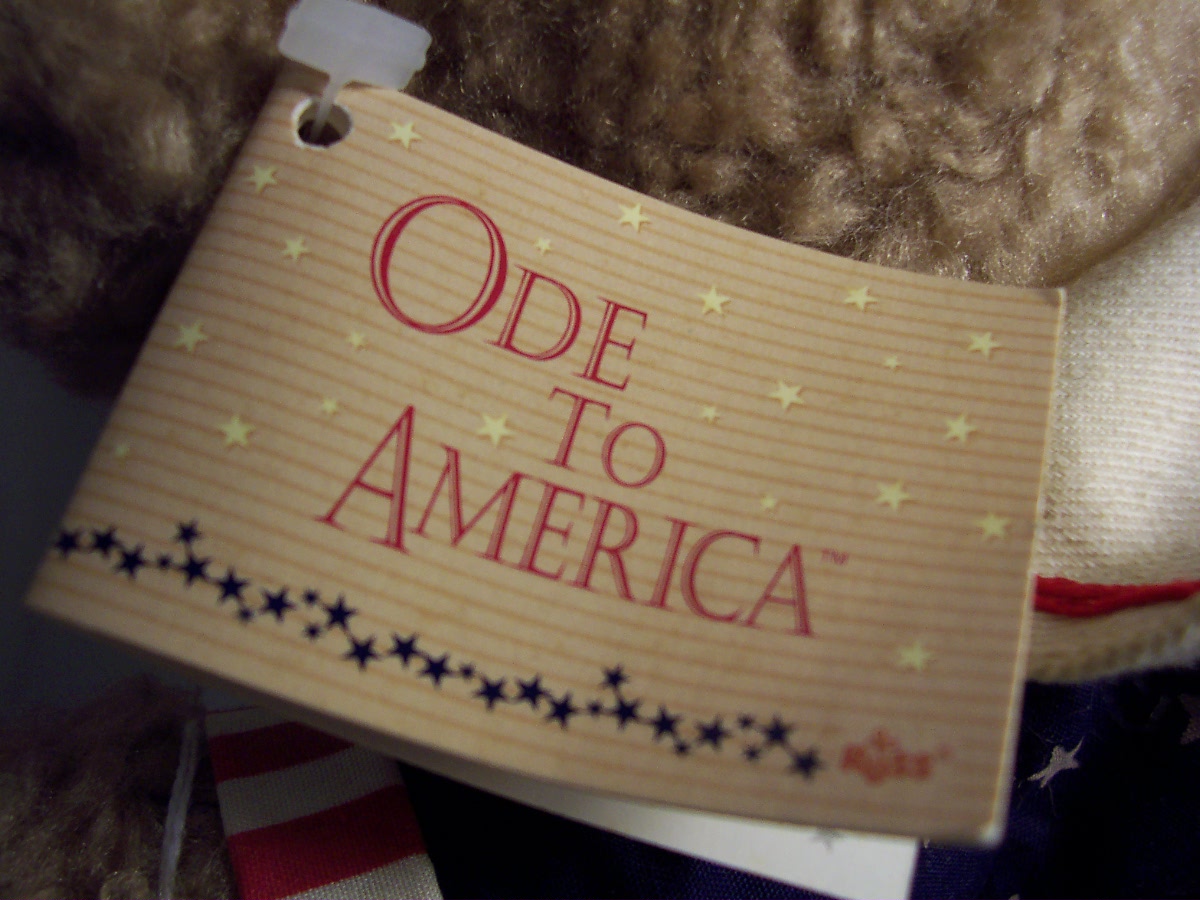 Russ George Teddy Bear Ode to America