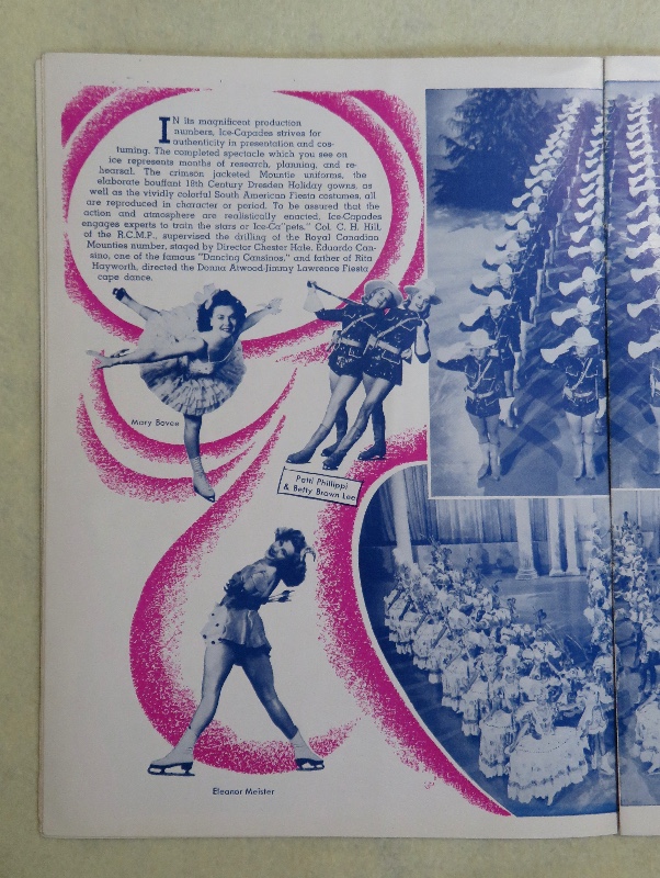 Original 1945 Sexy George Petty Pin Up Girl Ice Capades Program