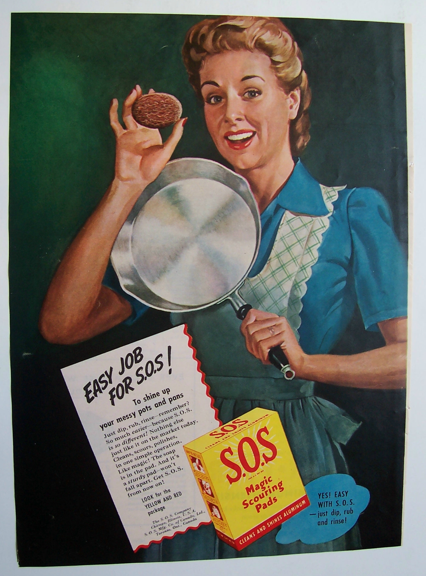 1945 S. O. S. Magic Scouring Pads