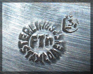 Sterling Silver Abalone Brooch Taxco mexico FTN