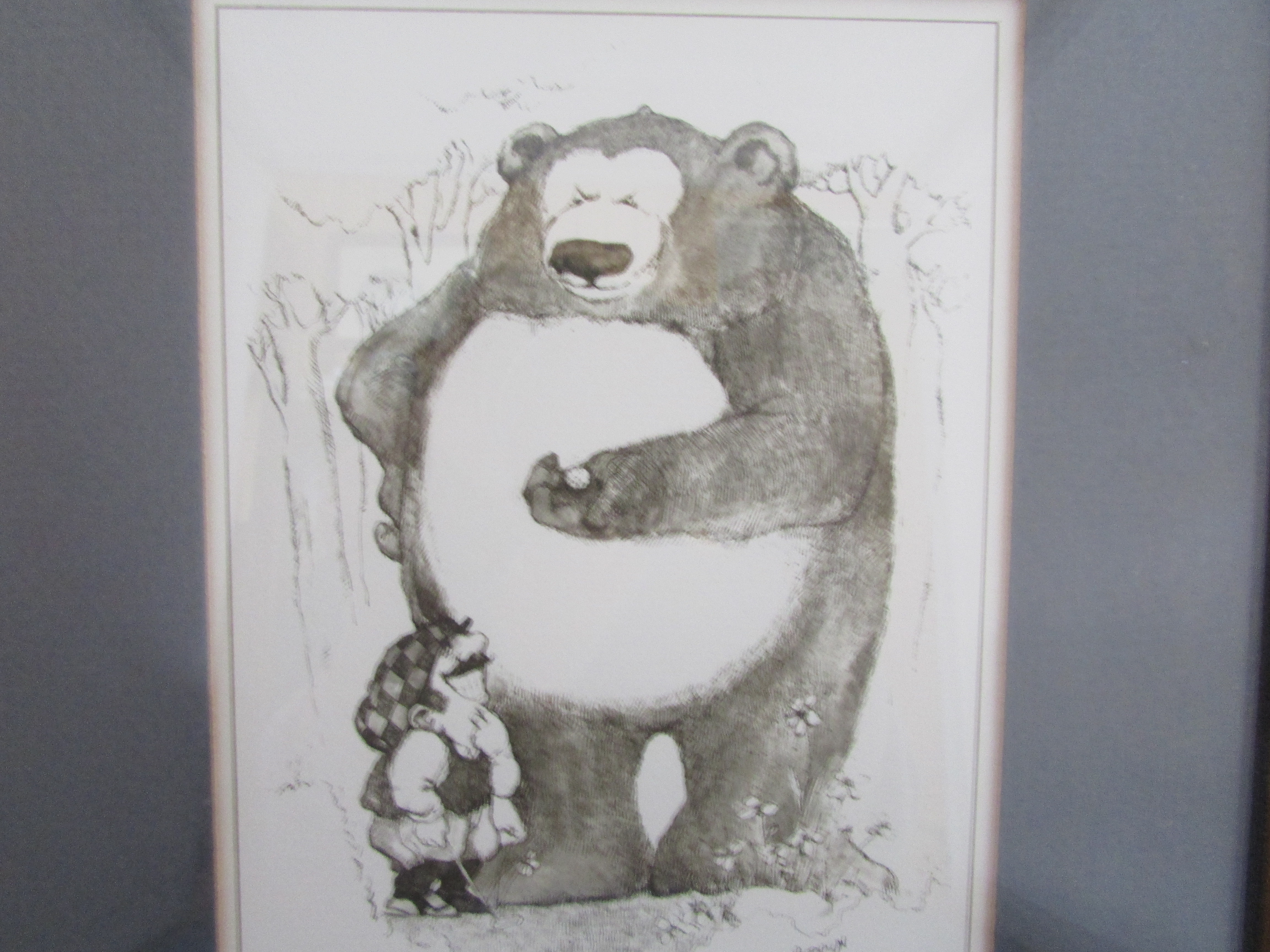 Gary Patterson's Golfer and Bear Print