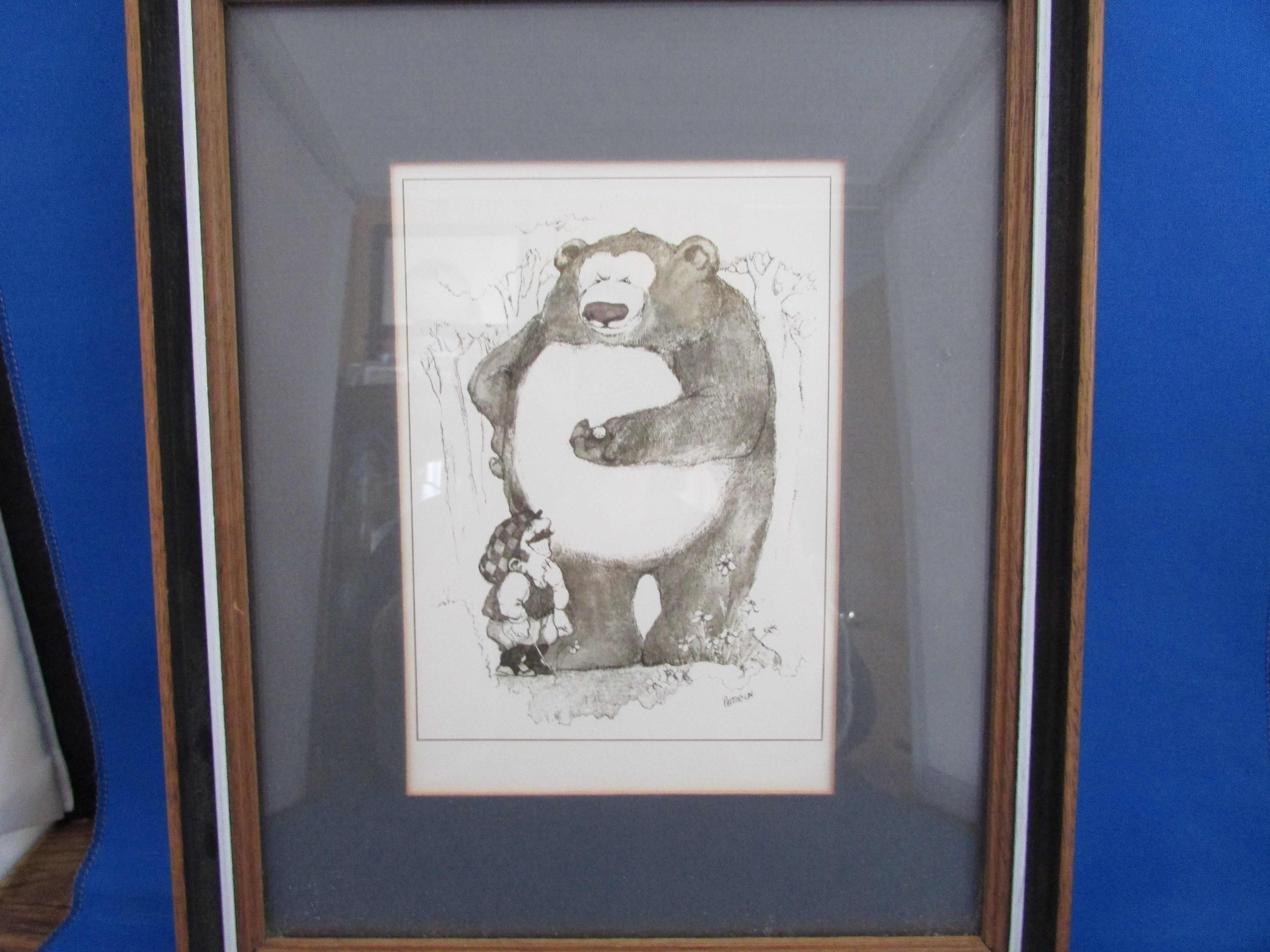 Gary Patterson's Golfer and Bear Print