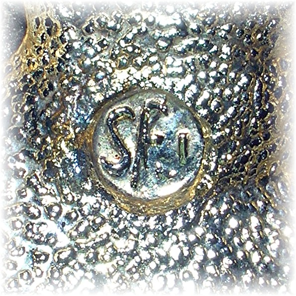 Signed SFL Snowman Christmas Brooch Pin