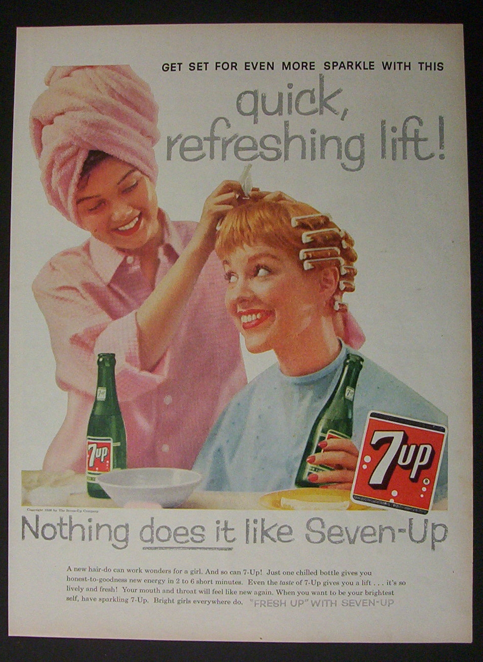 Vintage Ad: 1958   7  Up
