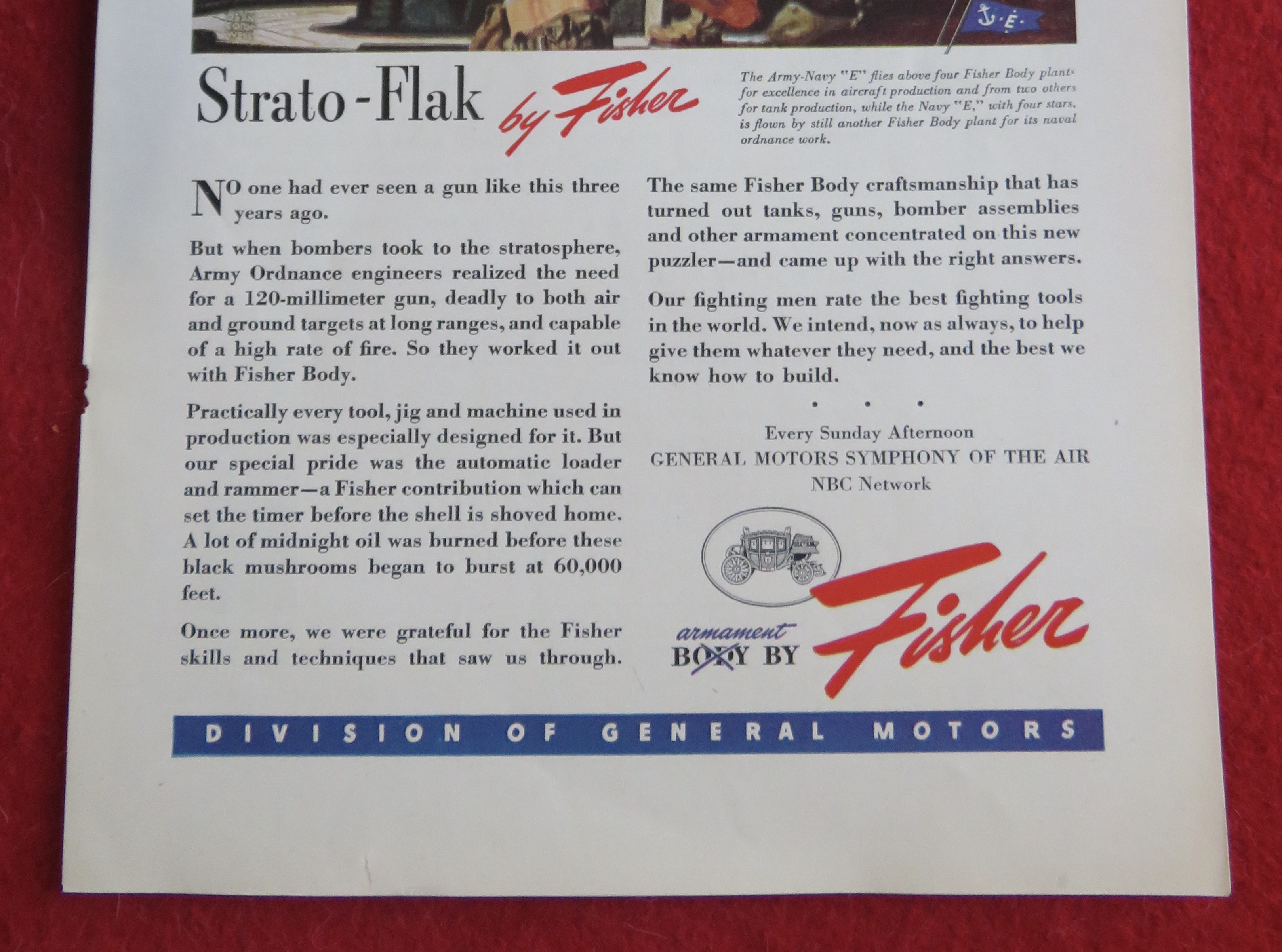 1944 Body By Fisher with Strato Flak