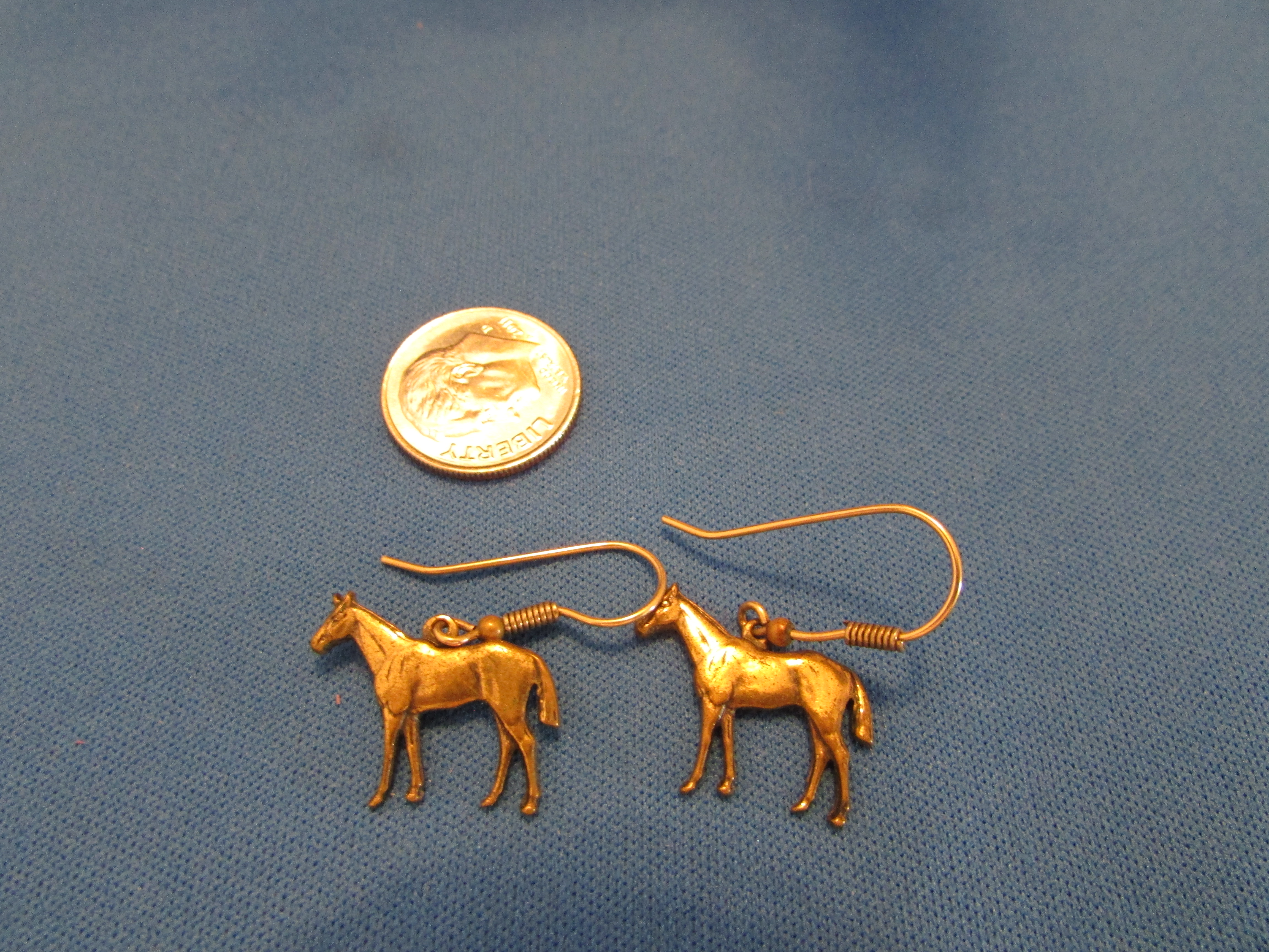 Metal Horse Earrings