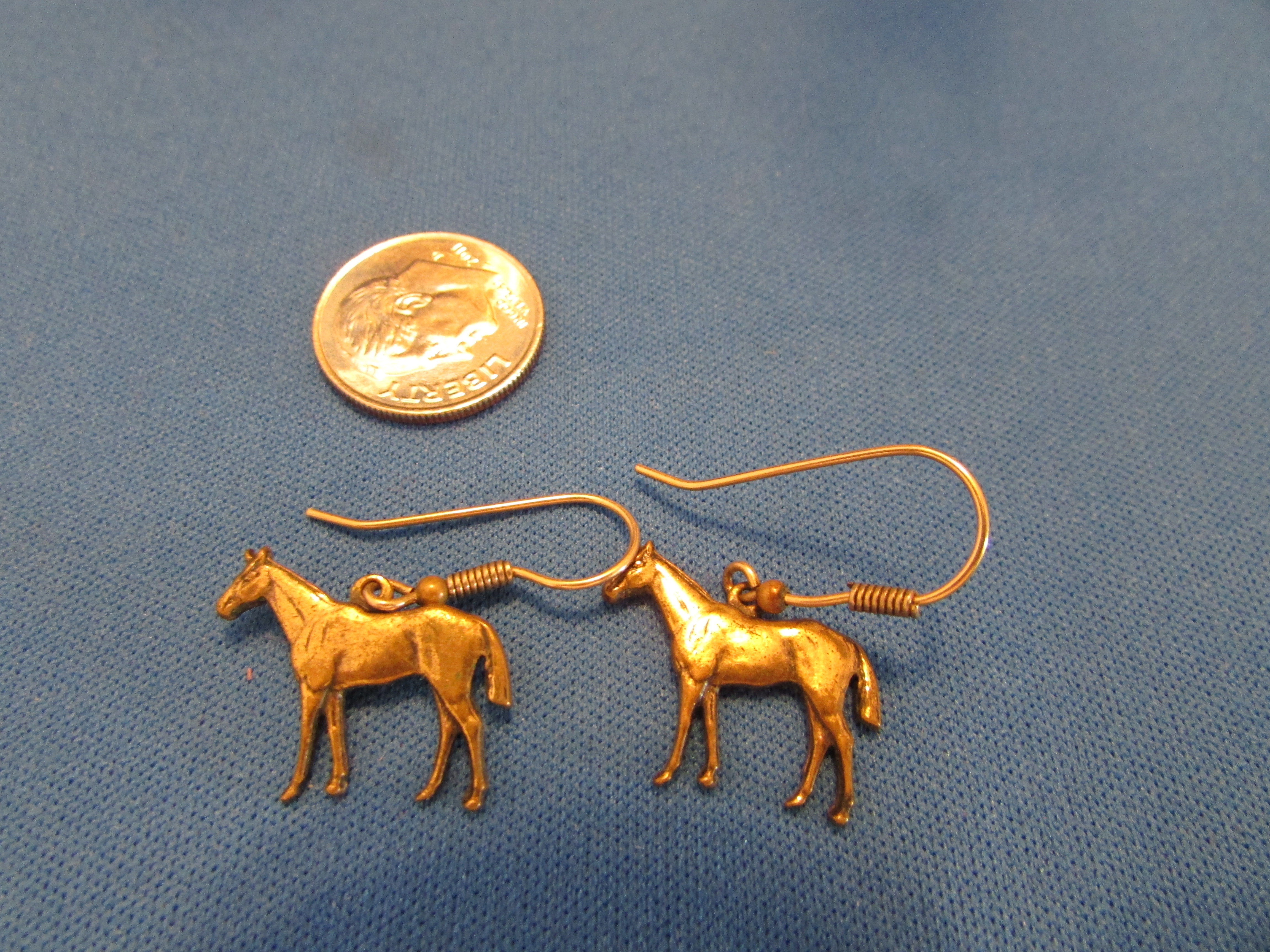 Metal Horse Earrings