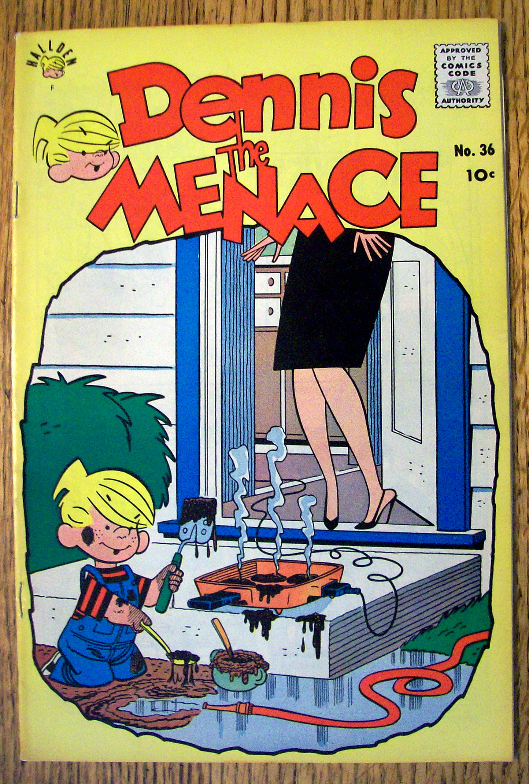 Dennis The Menace Comic #36-July 1959-Dennis vs Dirt