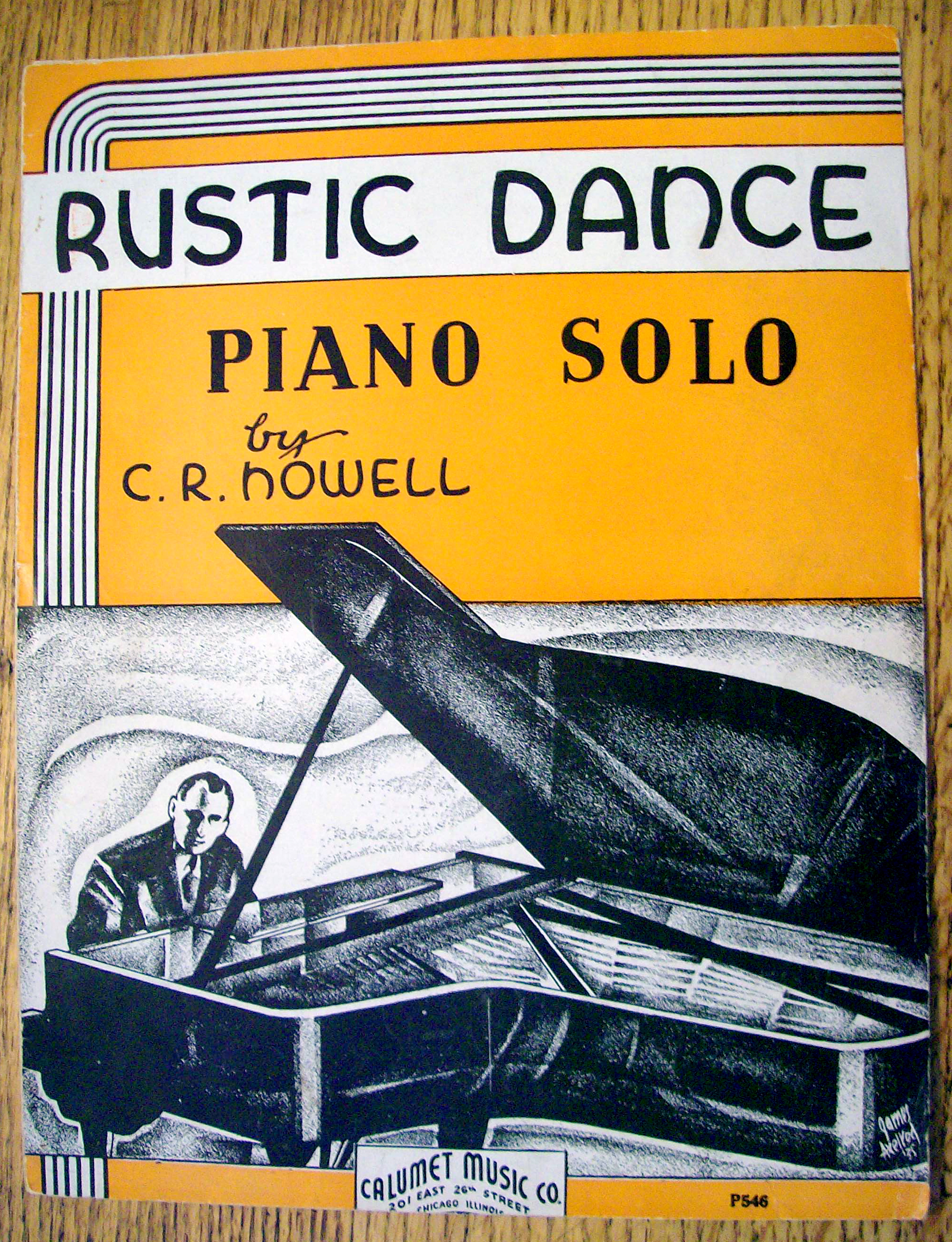 Sheet Music For 1935 Rustic Dance
