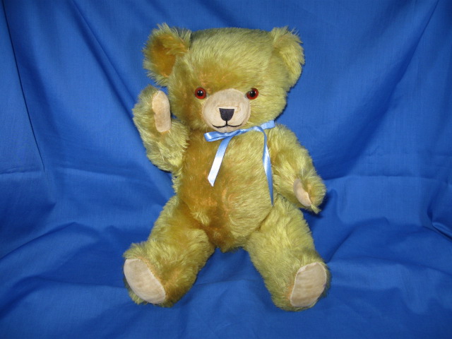 Mohair Jointed Teddy Bear Glass Eyes