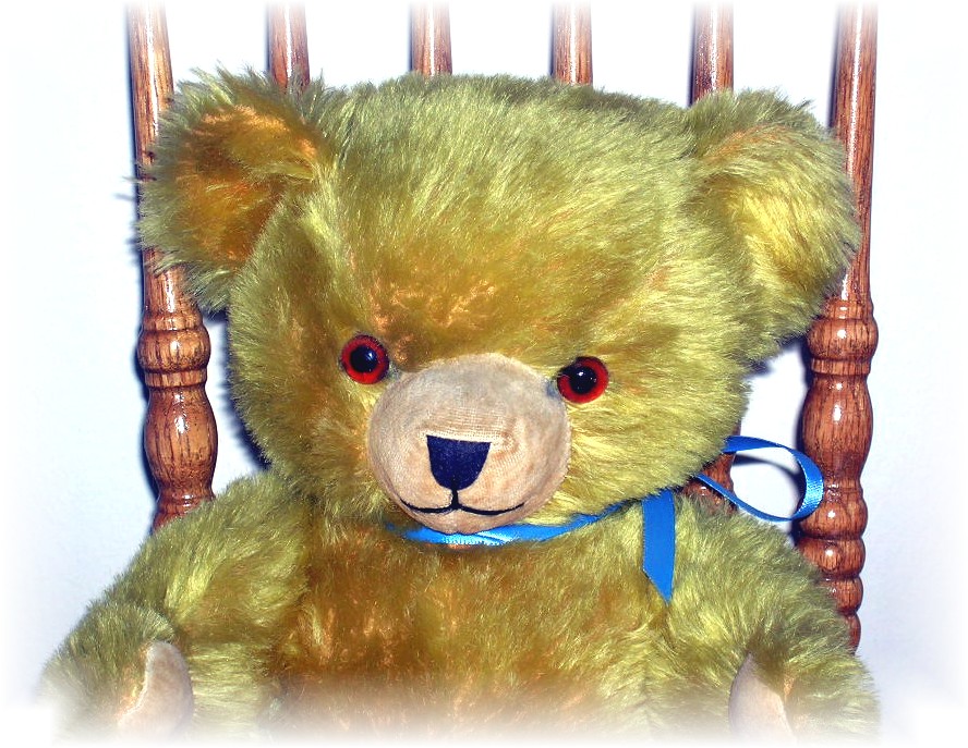 Mohair Jointed Teddy Bear Glass Eyes