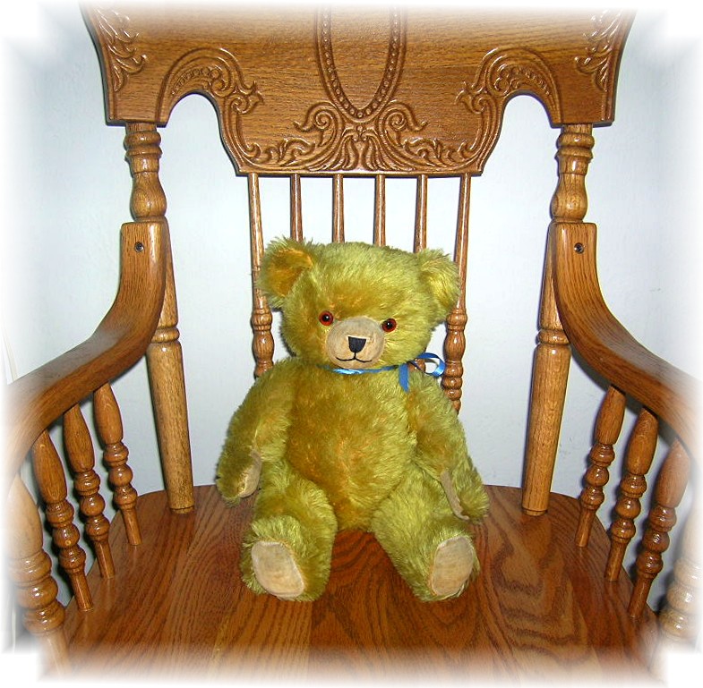 Mohair Jointed Teddy Bear Glass Eyes