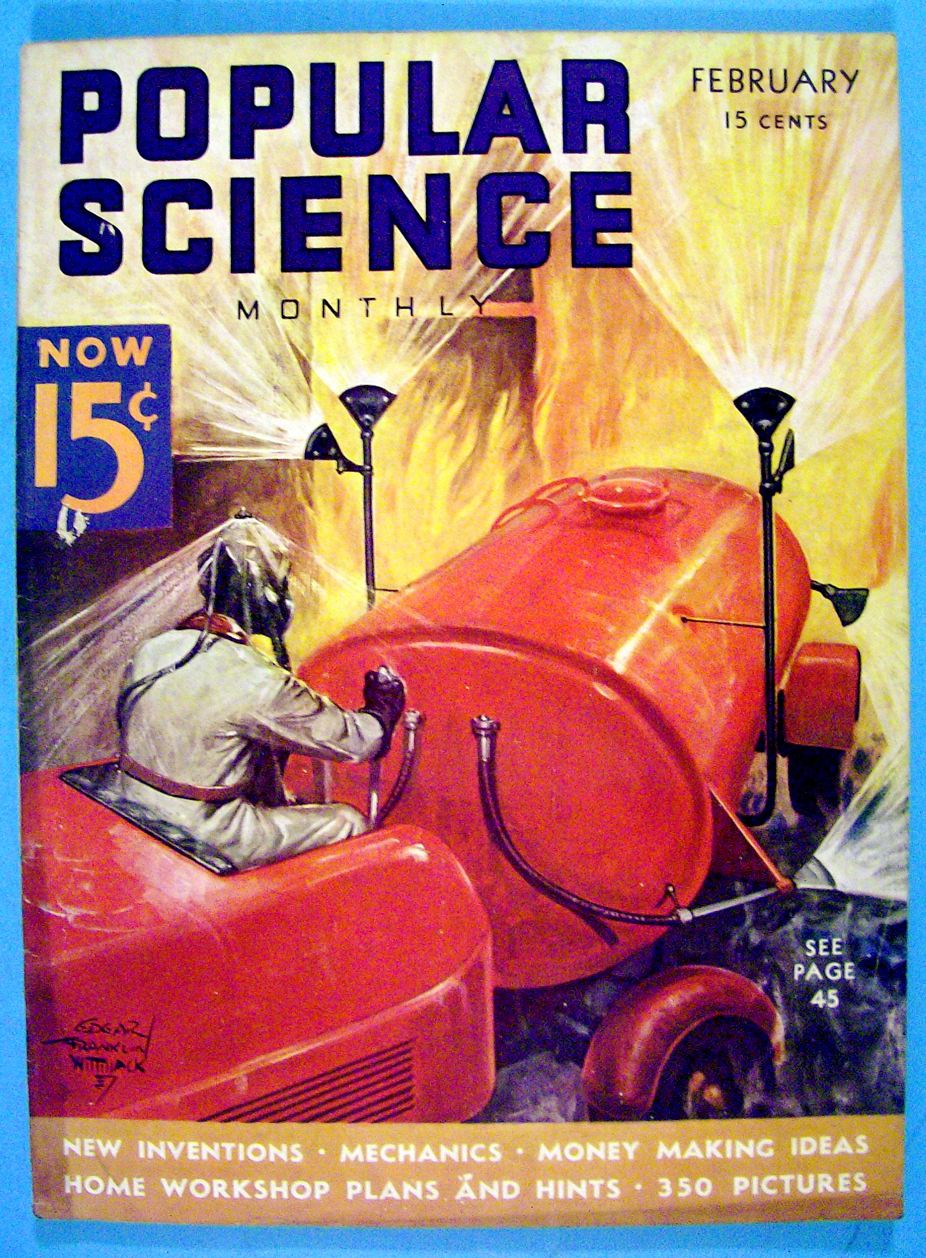 Popular Science Magazine February 1937 Tank Truck