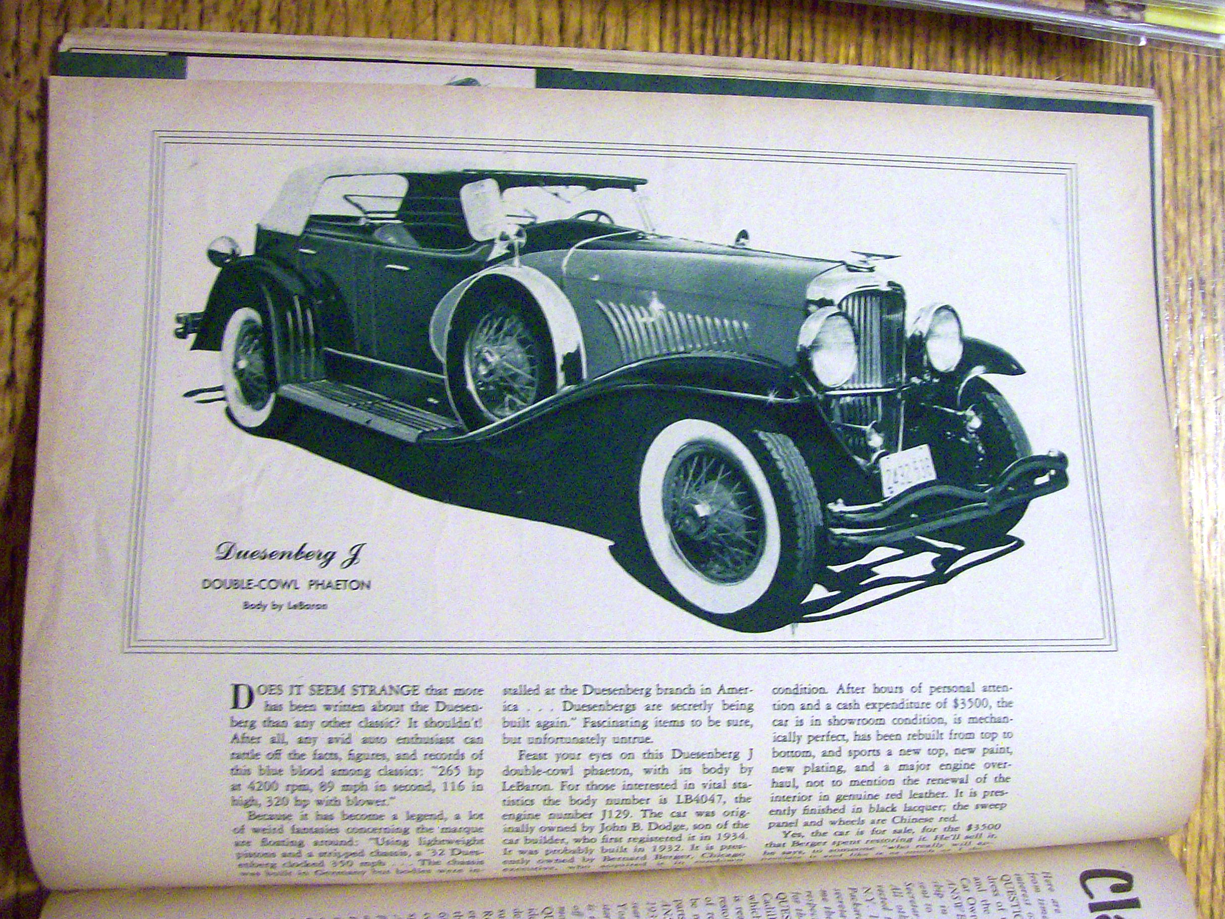 Motor Trend Magazine August 1954 Detroit's Hot Topic