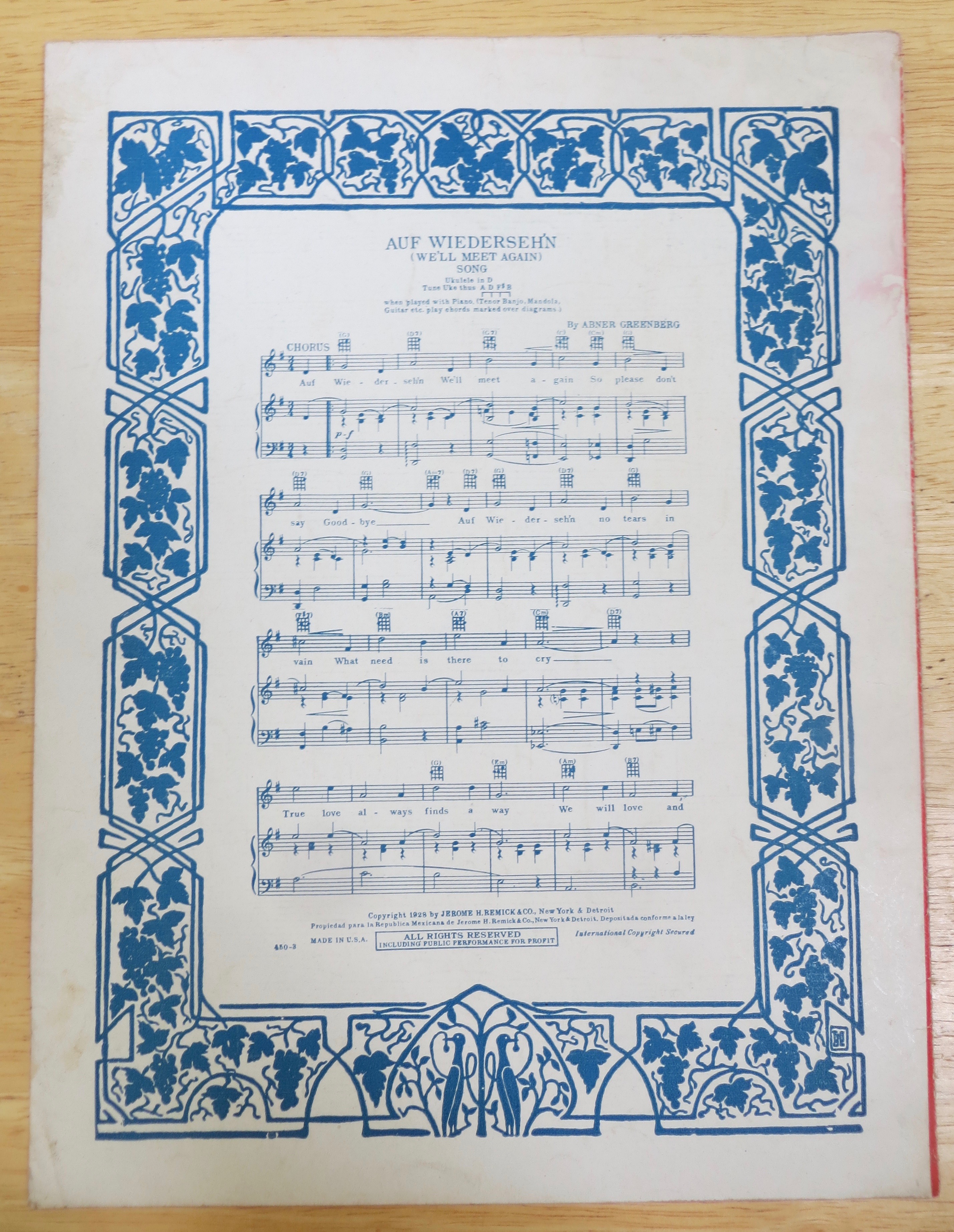 1928 Will You Be Sorry Sheet Music By Gus & Grace Kahn