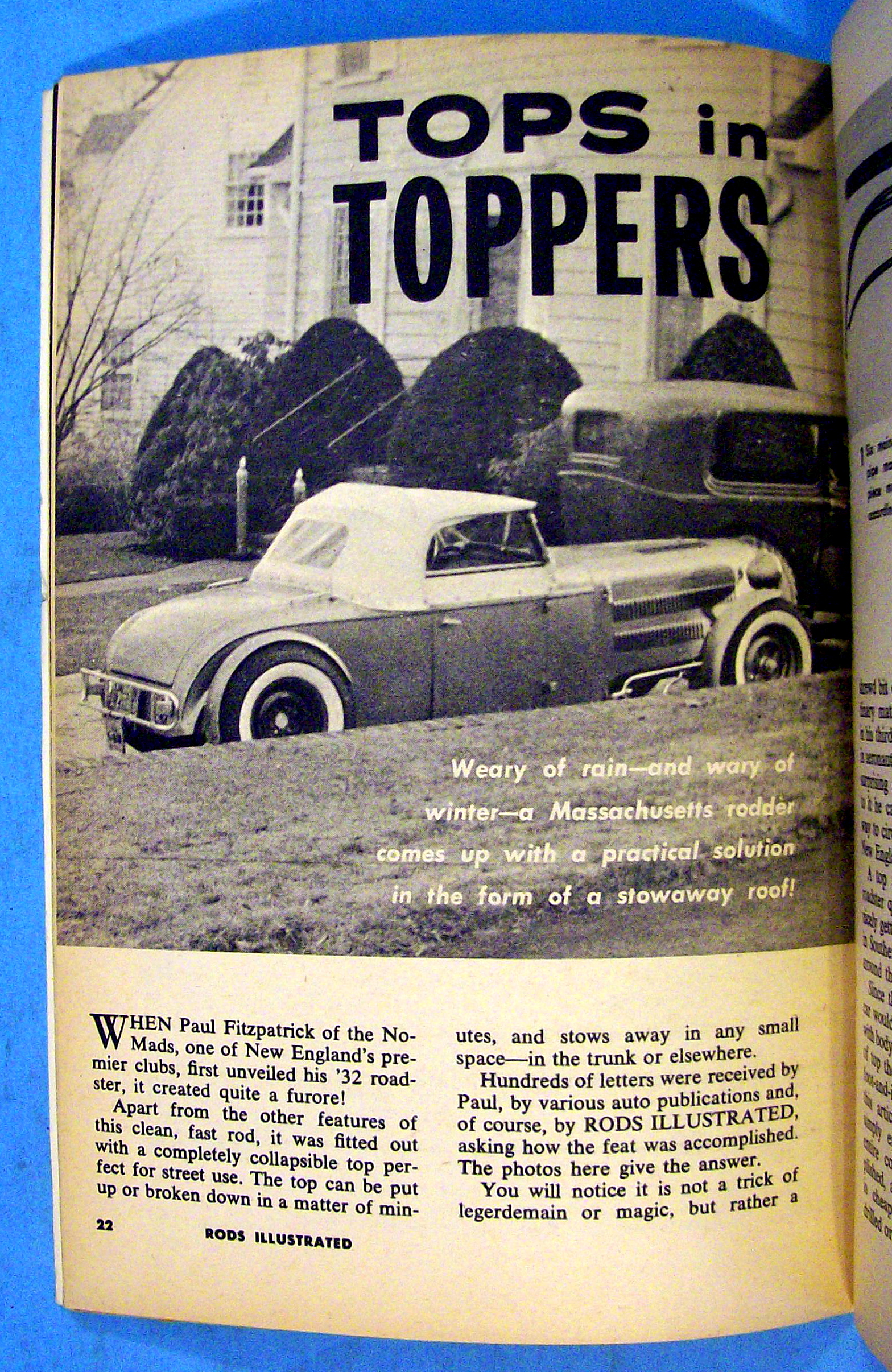 Rods Illustrated April 1959 Build A Tuck Away Top