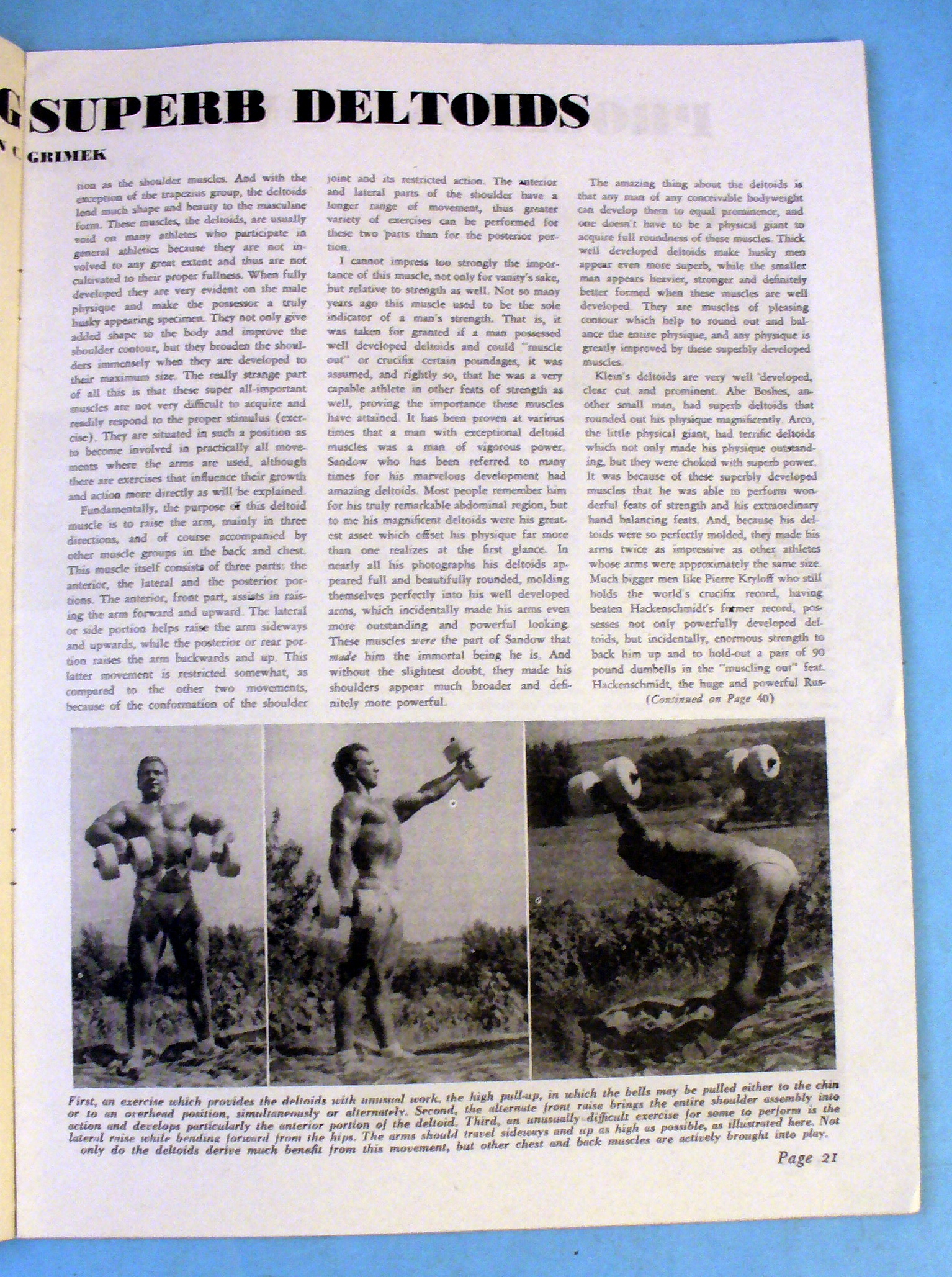 Strength & Health Magazine, September 1944 Steve Stanko