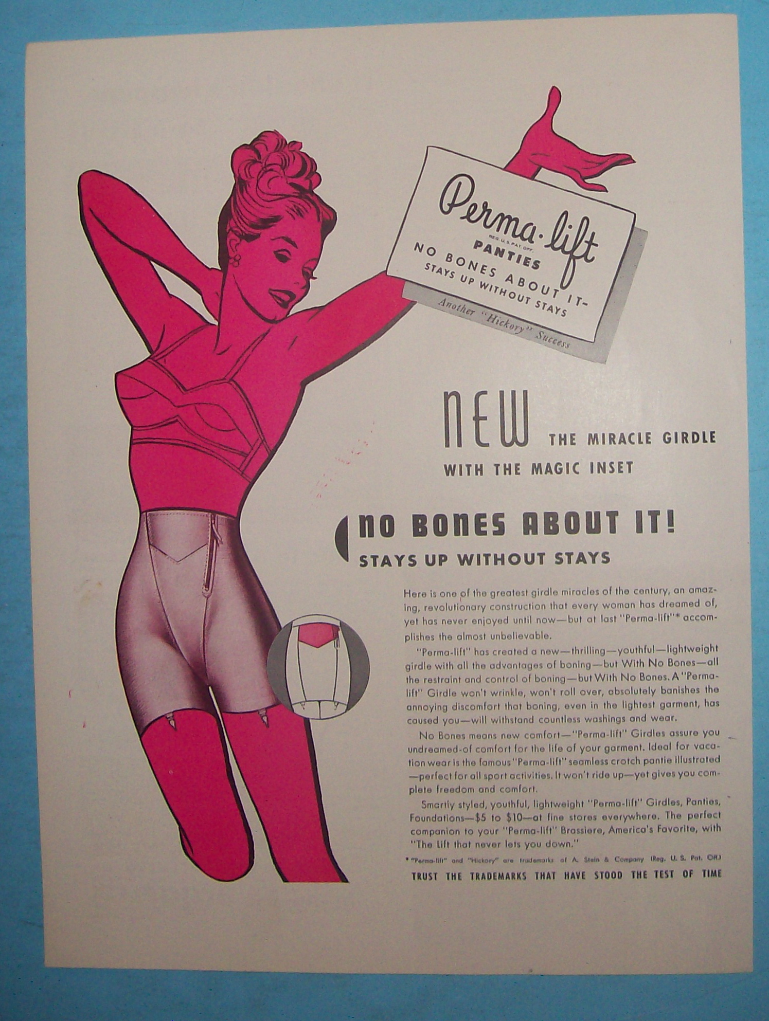 1946 Perma Lift Panties with Lovely Woman