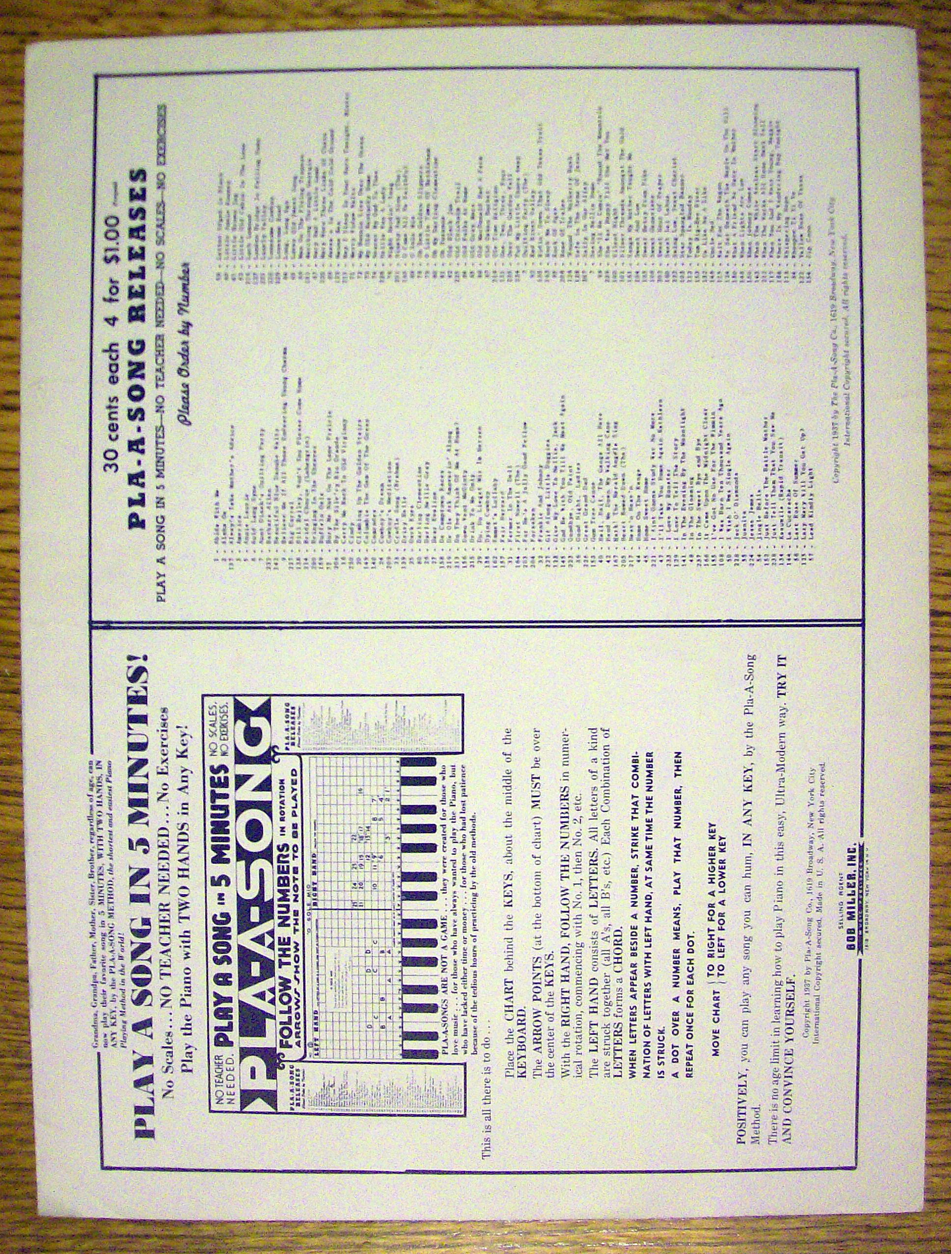 Sheet Music for 1944 Someday By Jimmie Hodges