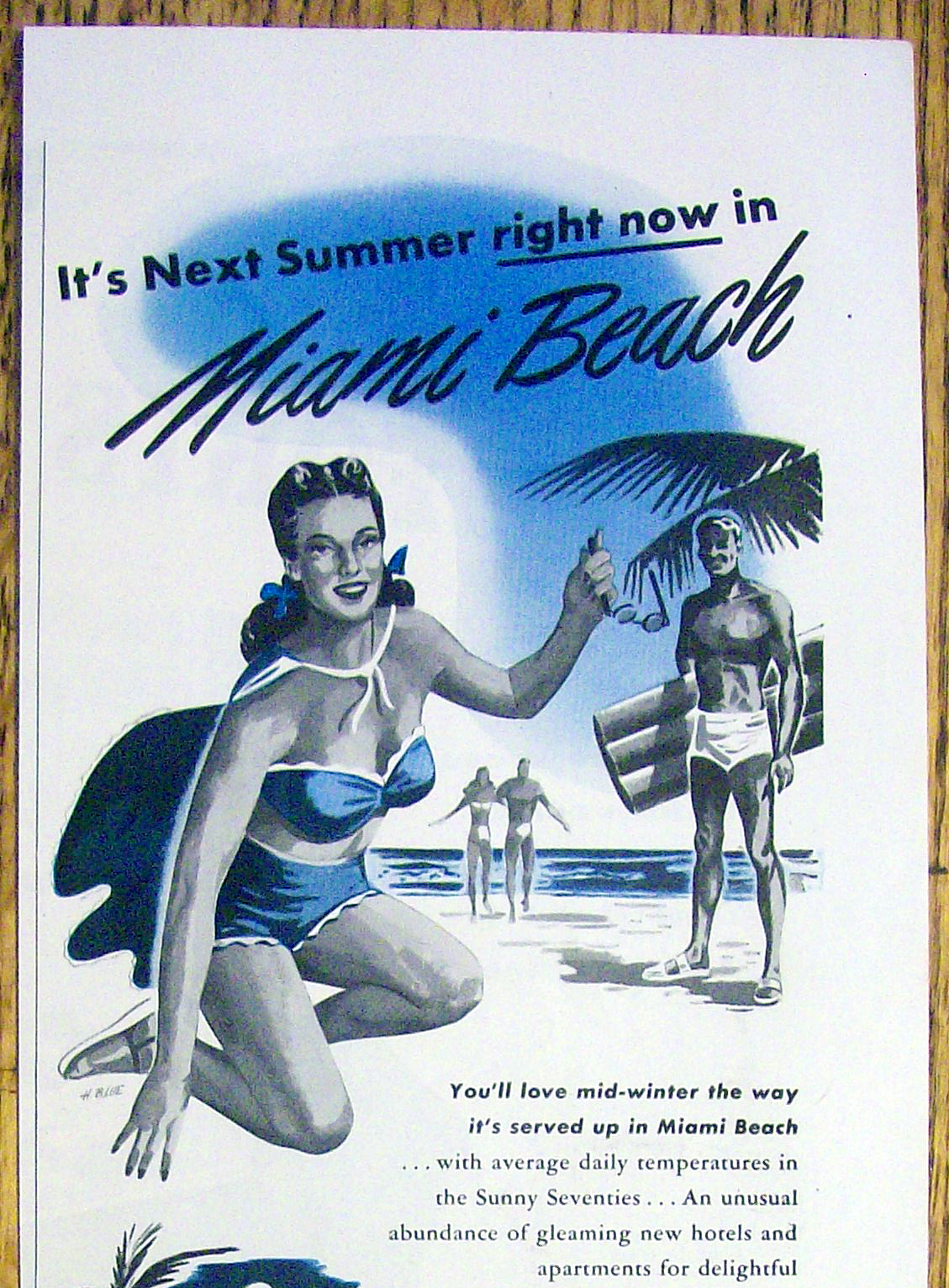 Vintage Ad: 1949 Miami Beach
