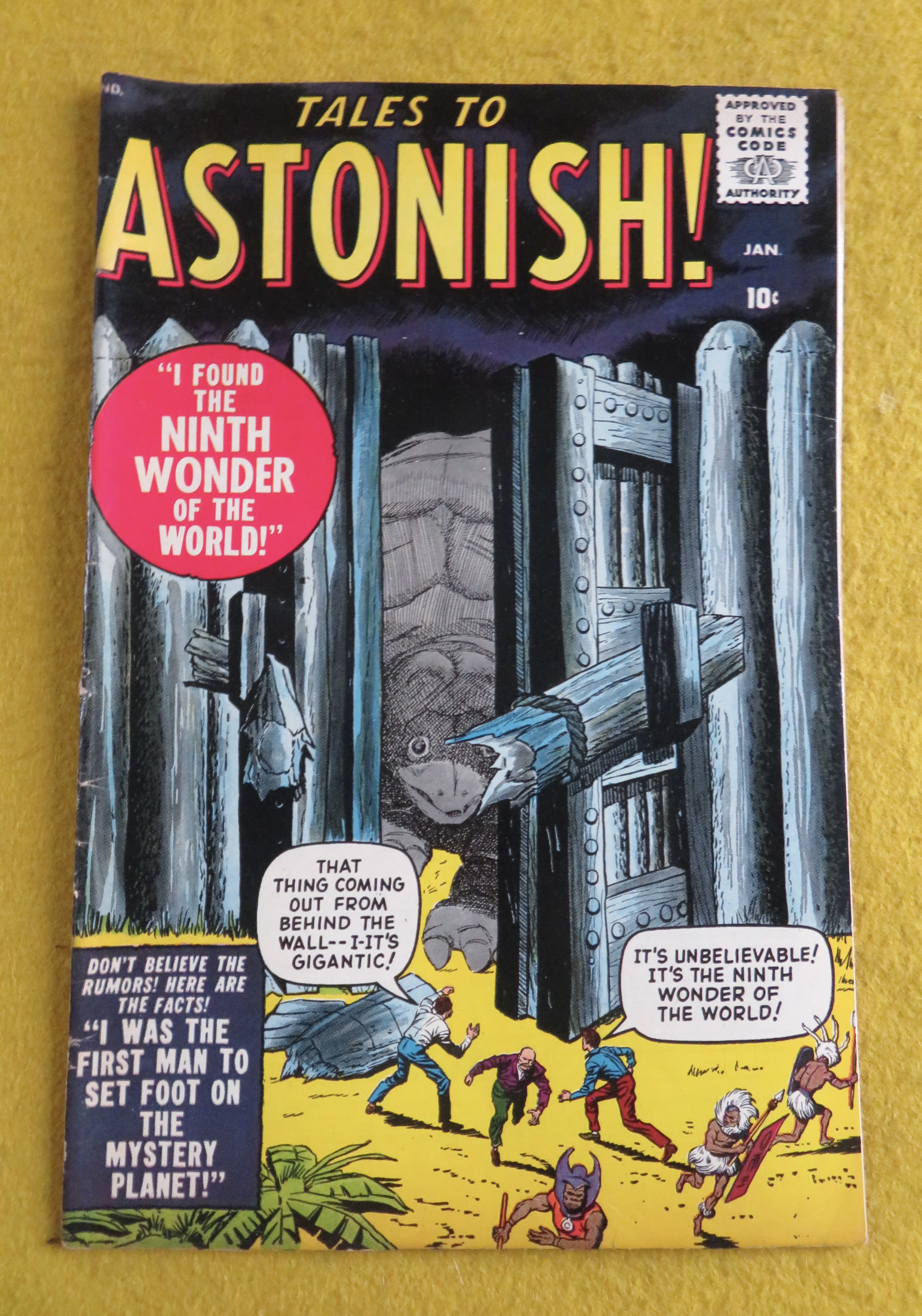 Tales To Astonish Comic January 1959 Ninth Wonder