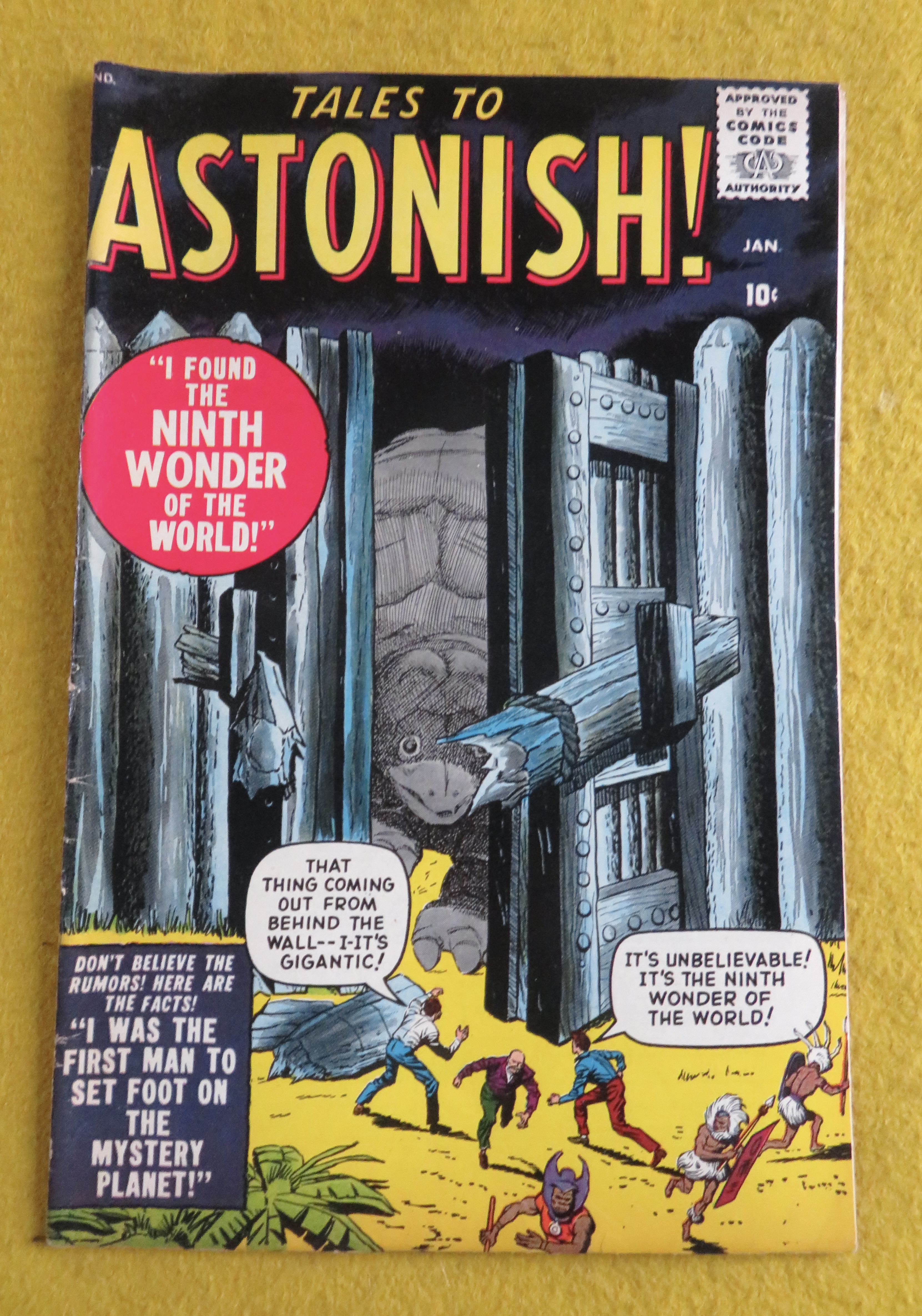 Tales To Astonish Comic January 1959 Ninth Wonder