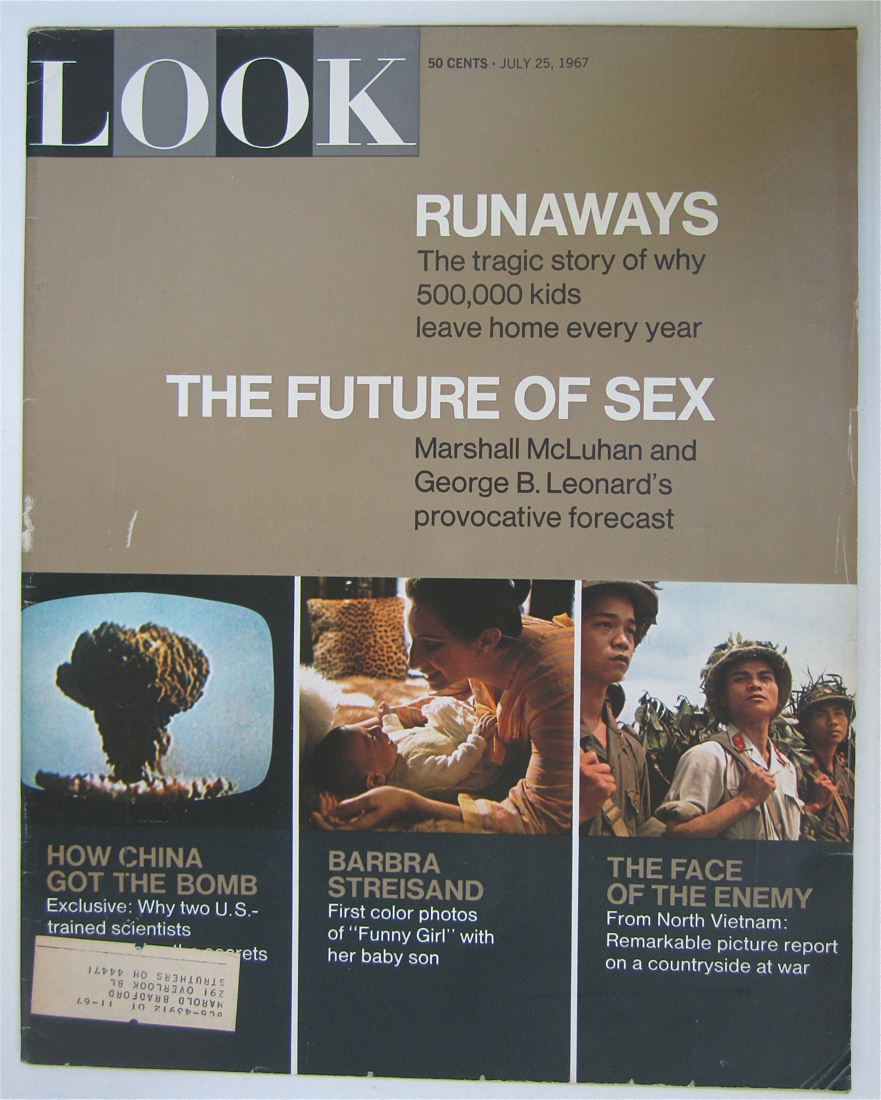Look Magazine July 25, 1967 The Future Of Sex