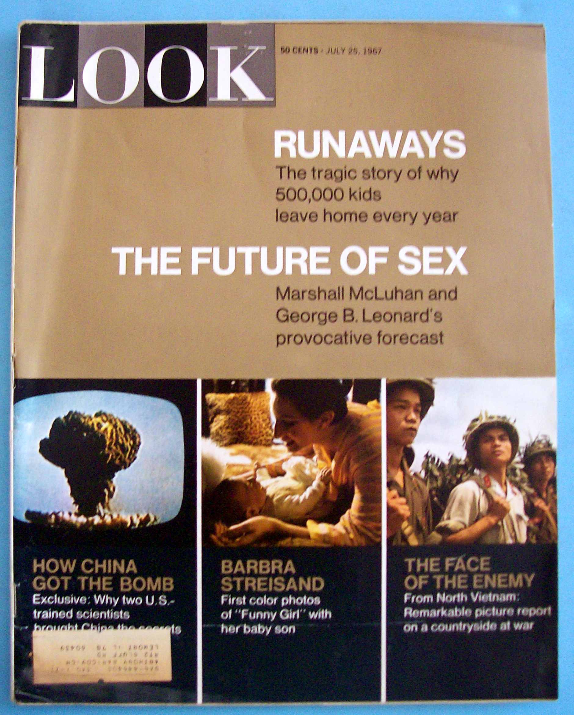 Look Magazine July 25, 1967 The Future Of Sex