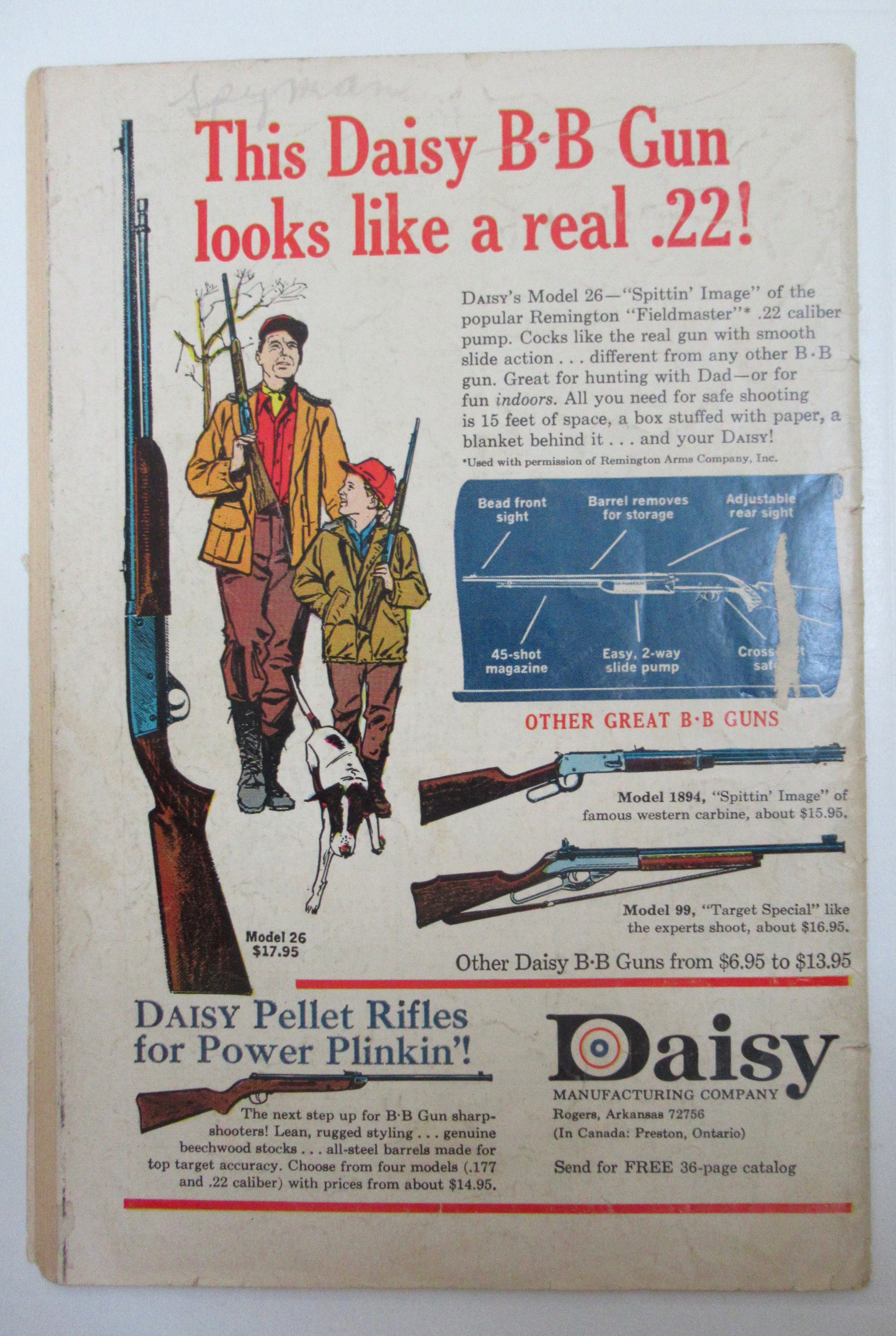 Spyman Comic February 1967 The Death Of A Hero