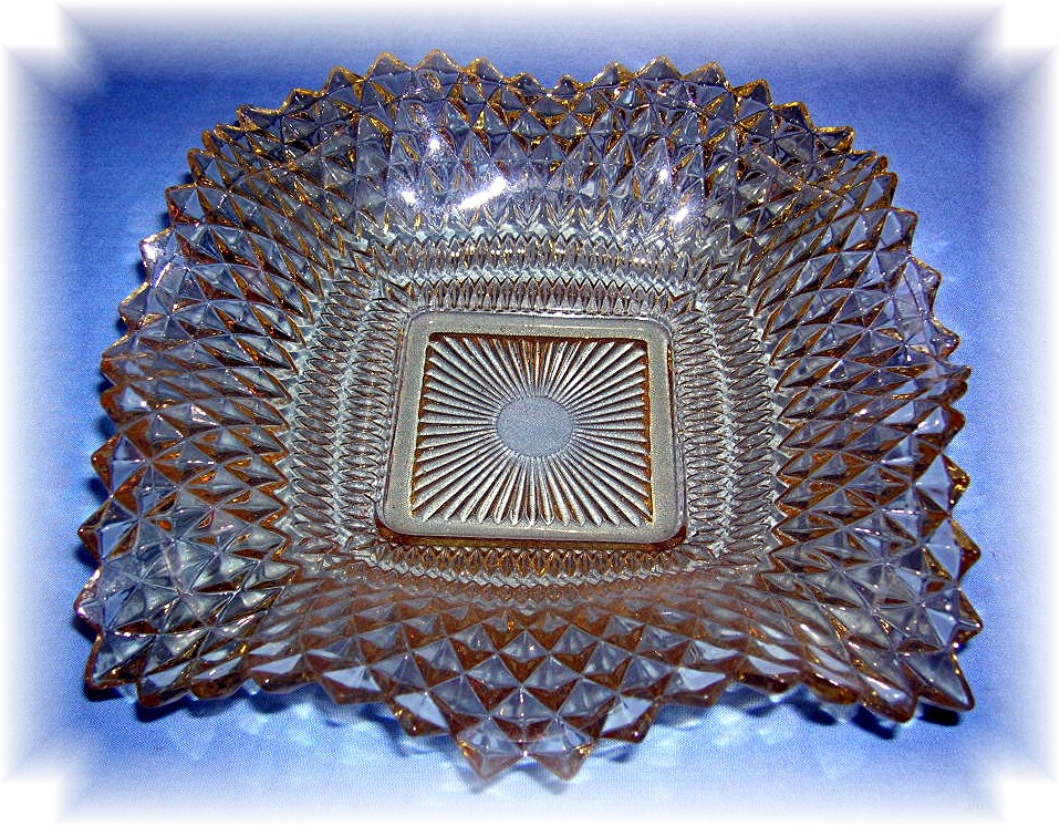 Carnival Glass Candy Or Relish Dish