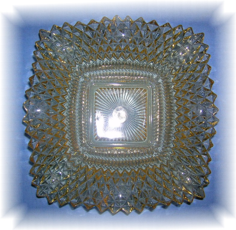 Carnival Glass Candy Or Relish Dish