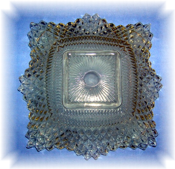 Carnival Glass Candy Or Relish Dish