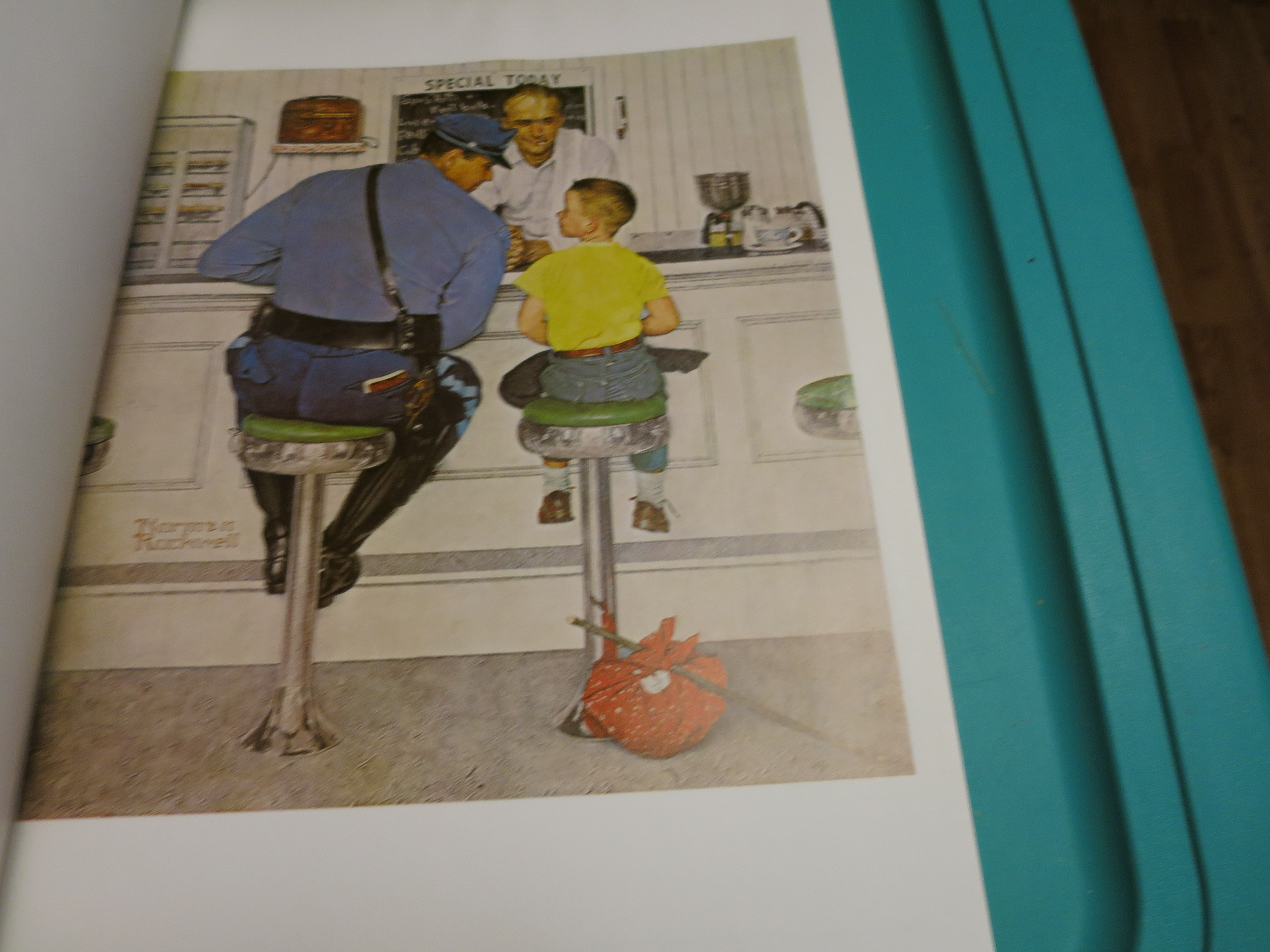 Norman Rockwell Poster Book 20 full color posters only 15 remains