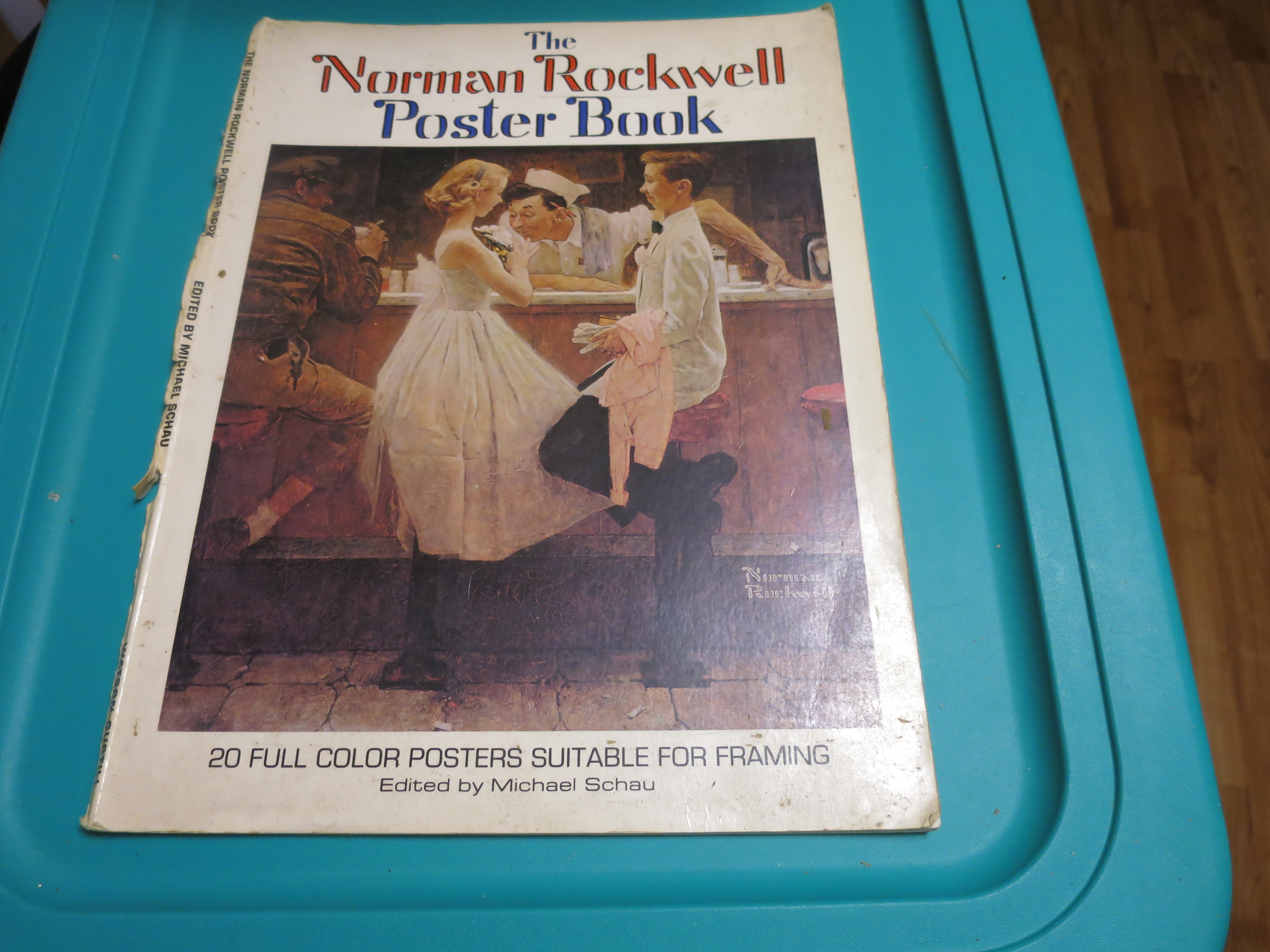 Norman Rockwell Poster Book 20 full color posters only 15 remains