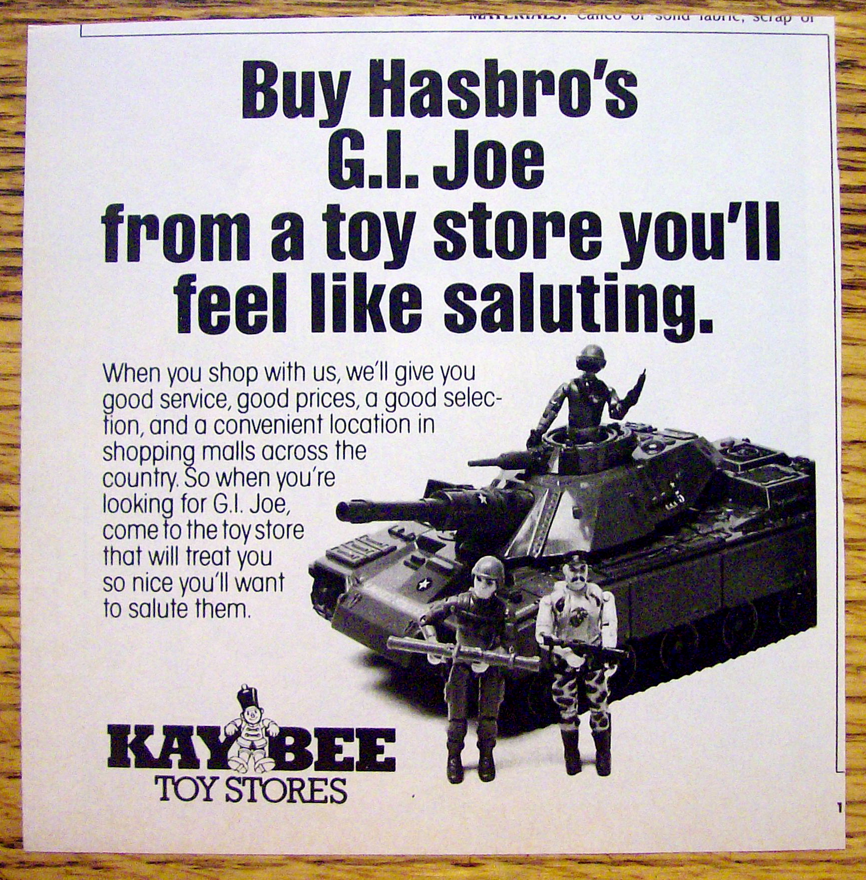 1984 G.I. Joe with G. I. Joes & Tank