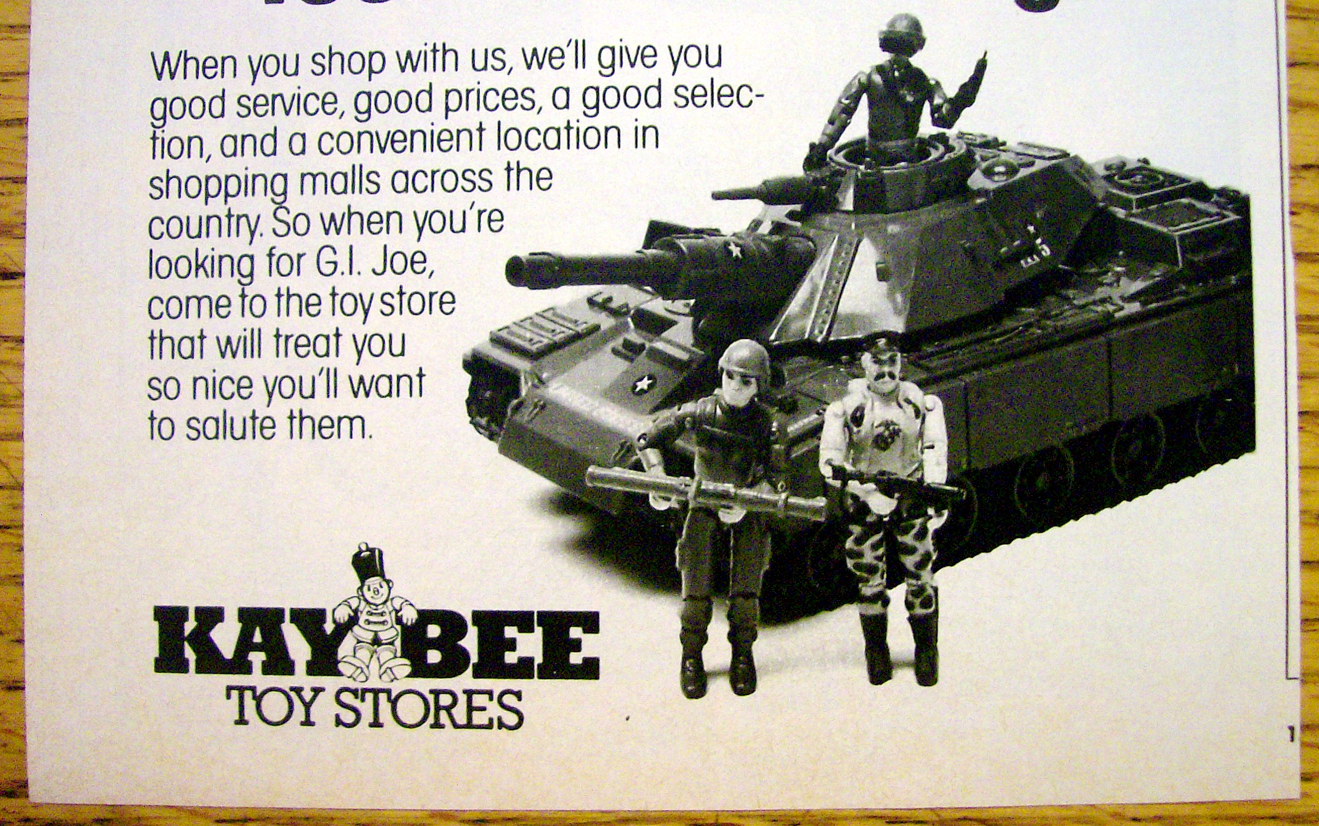 1984 G.I. Joe with G. I. Joes & Tank