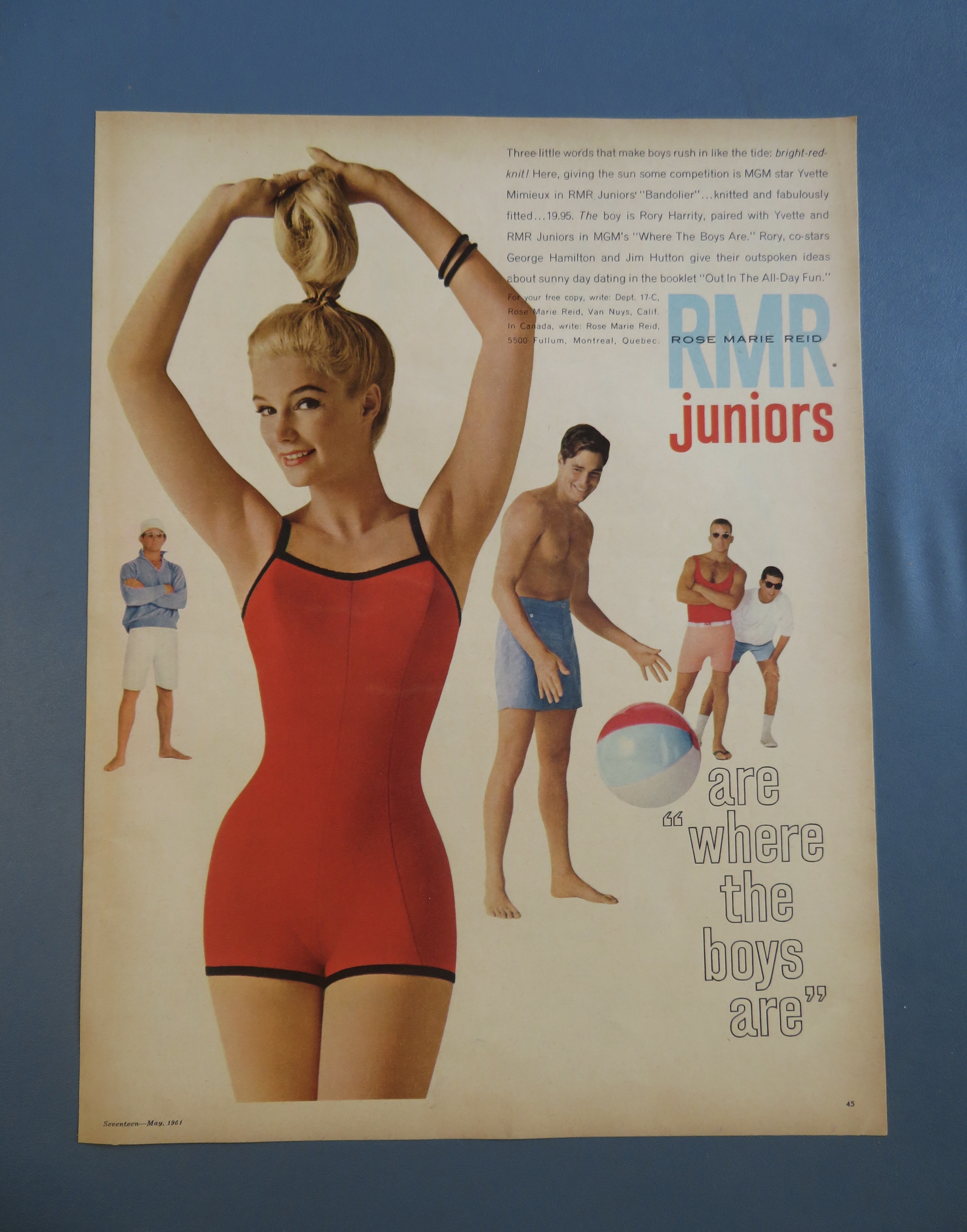 1961 Rose Marie Reid Juniors with Woman In Bathing Suit