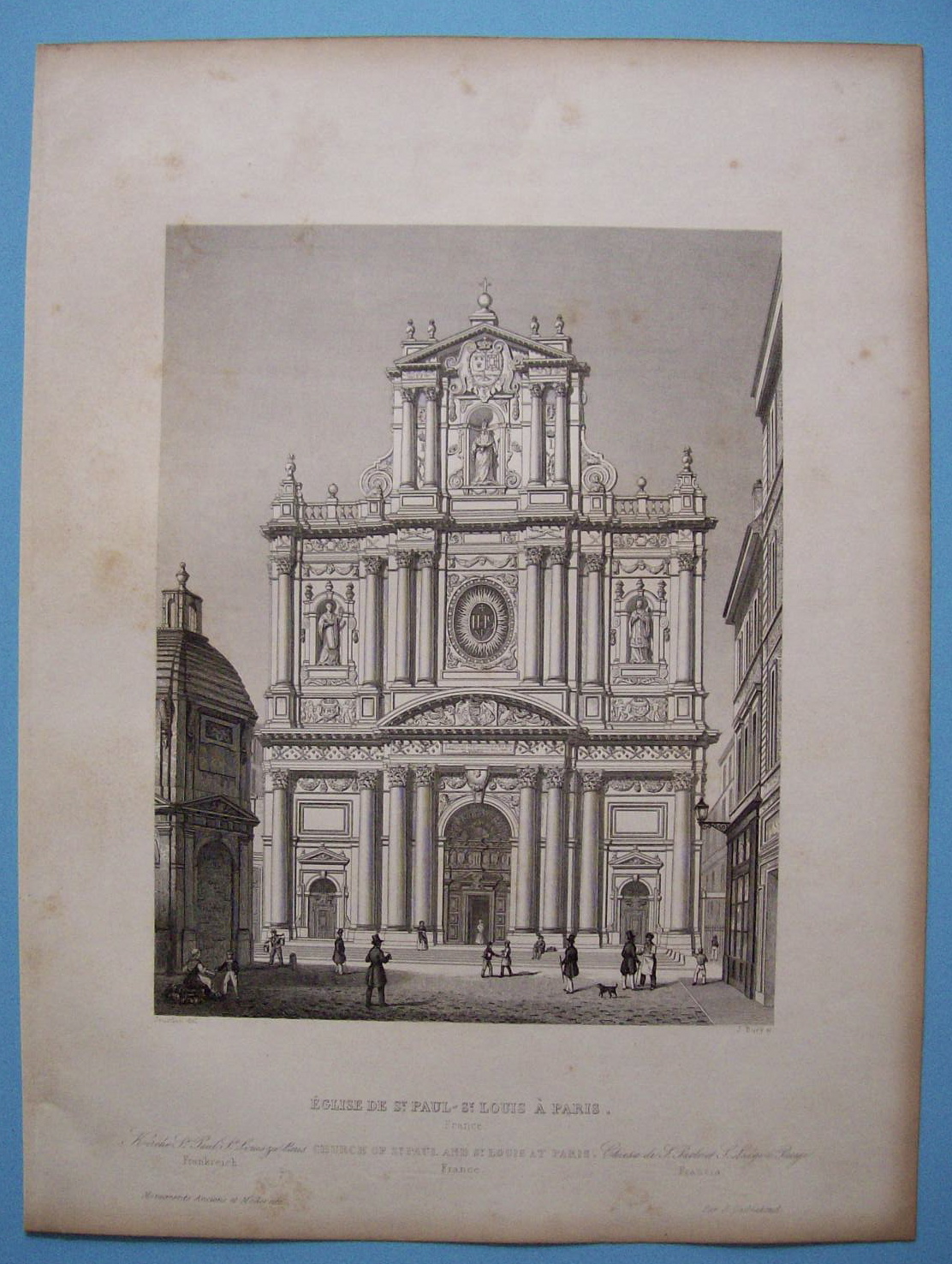 Eglise De St Paul - St Louis A Paris