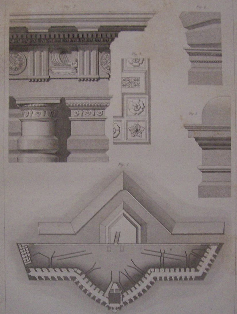Fort De St Andre A Venise  (1852 Lithograph)