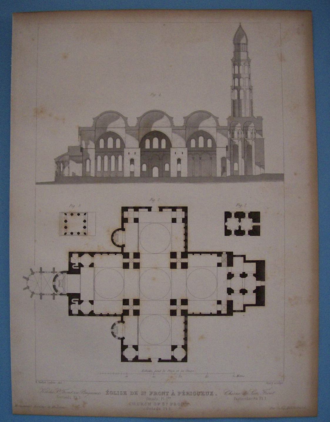 Eglise De St Front A Perigueux  (Lithograph)