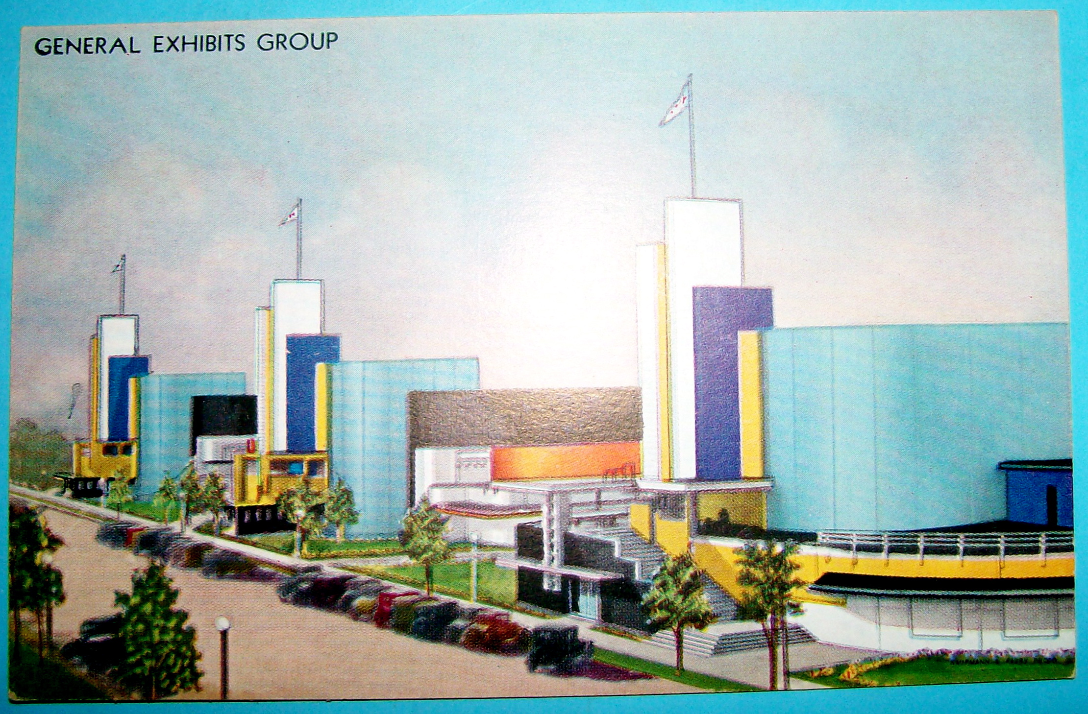 General Exhibits Group Postcard (Chicago World's Fair)