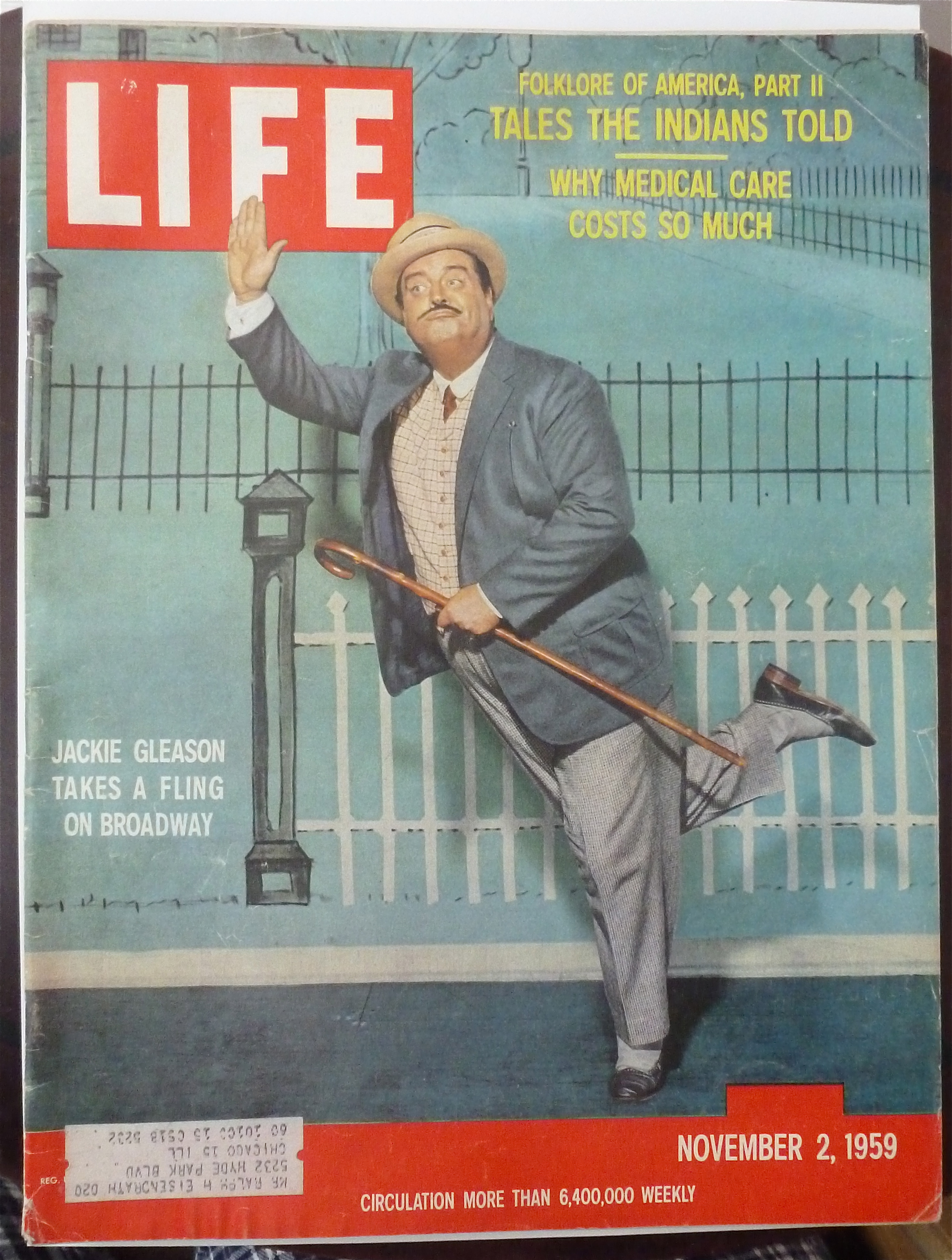Life Magazine-November 2, 1959-Jackie Gleason