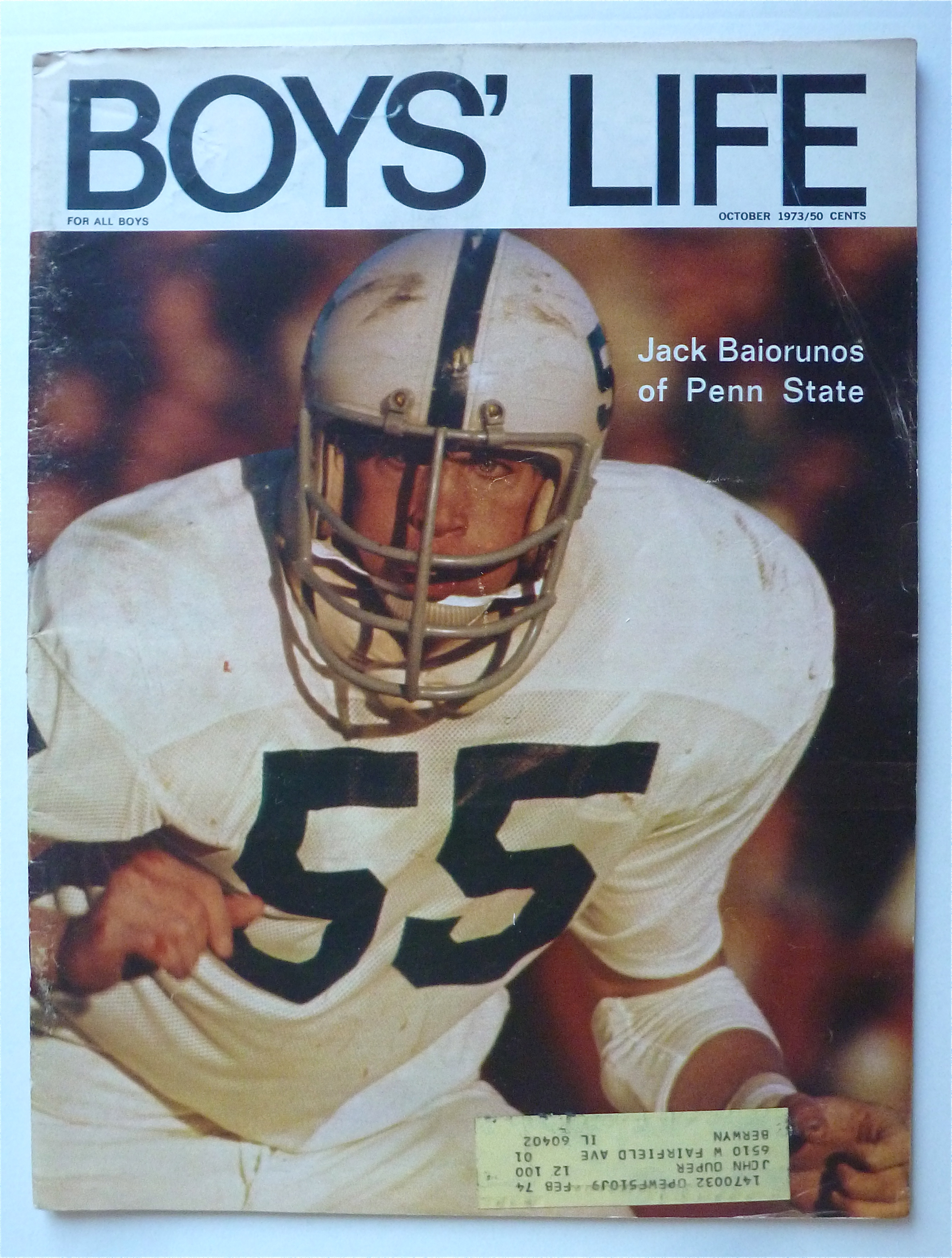 Boys Life Magazine October 1973 Jack Baiorunos